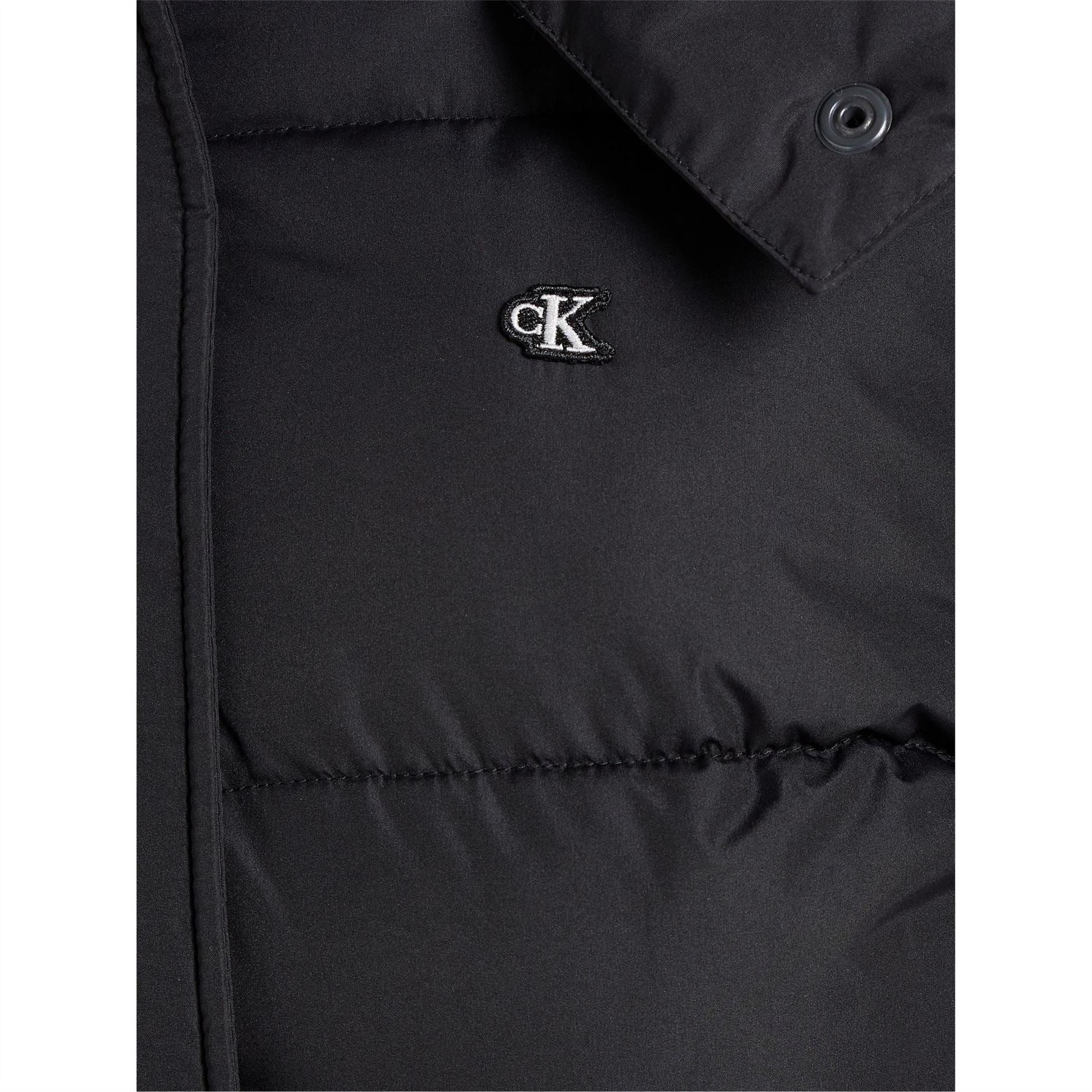 Calvin Klein Jeans  Essential Water Resistant Rds Certified Down Short Puffer Jacket