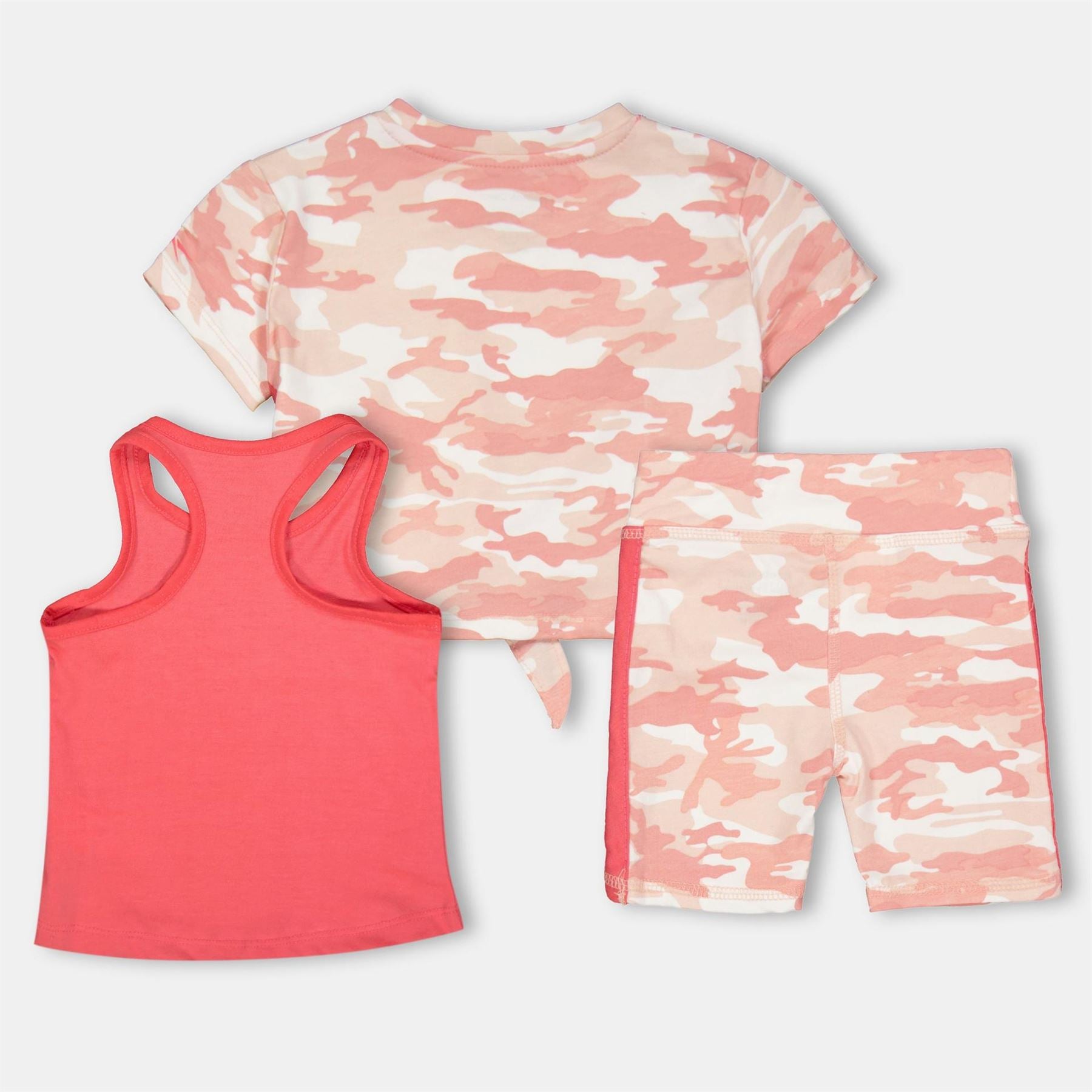 Reebok Camo Crew Neck Short Sleeve T-Shirt and Short Set
