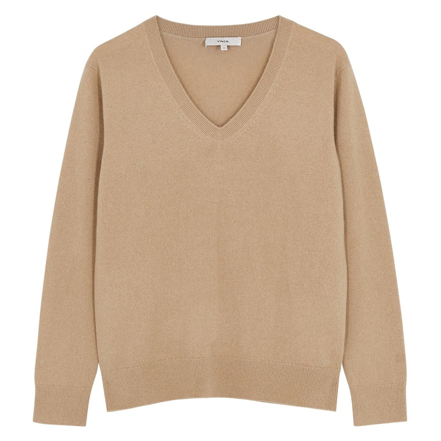 Vince End V Neck Knit