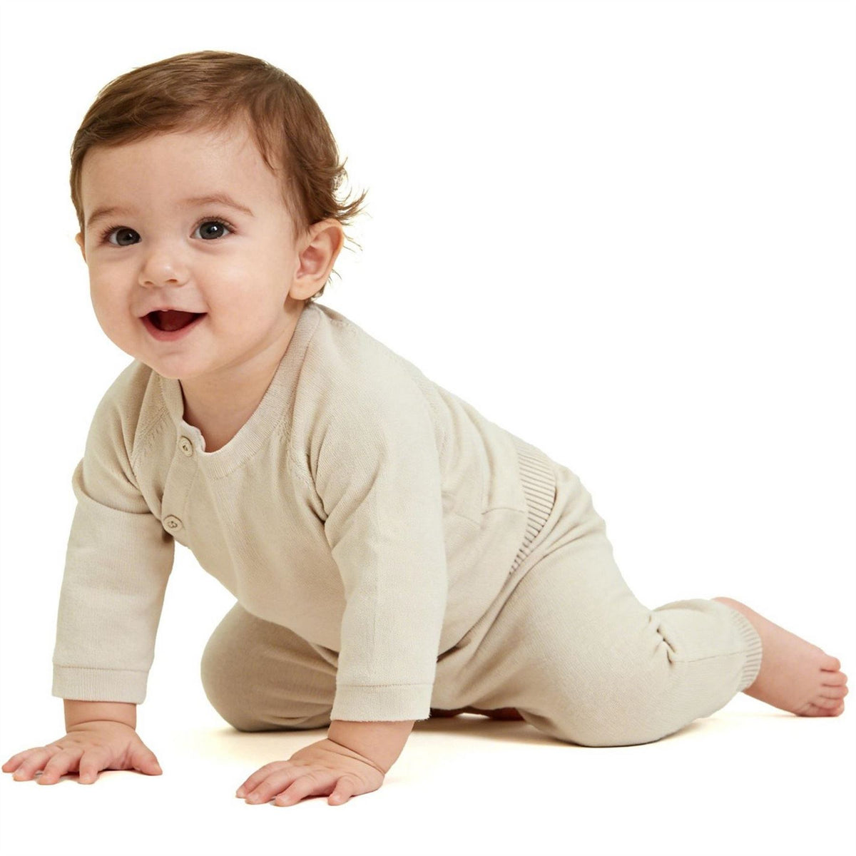 Pretty Green Cotton Long Sleeve Crew Neck Pyjama Set