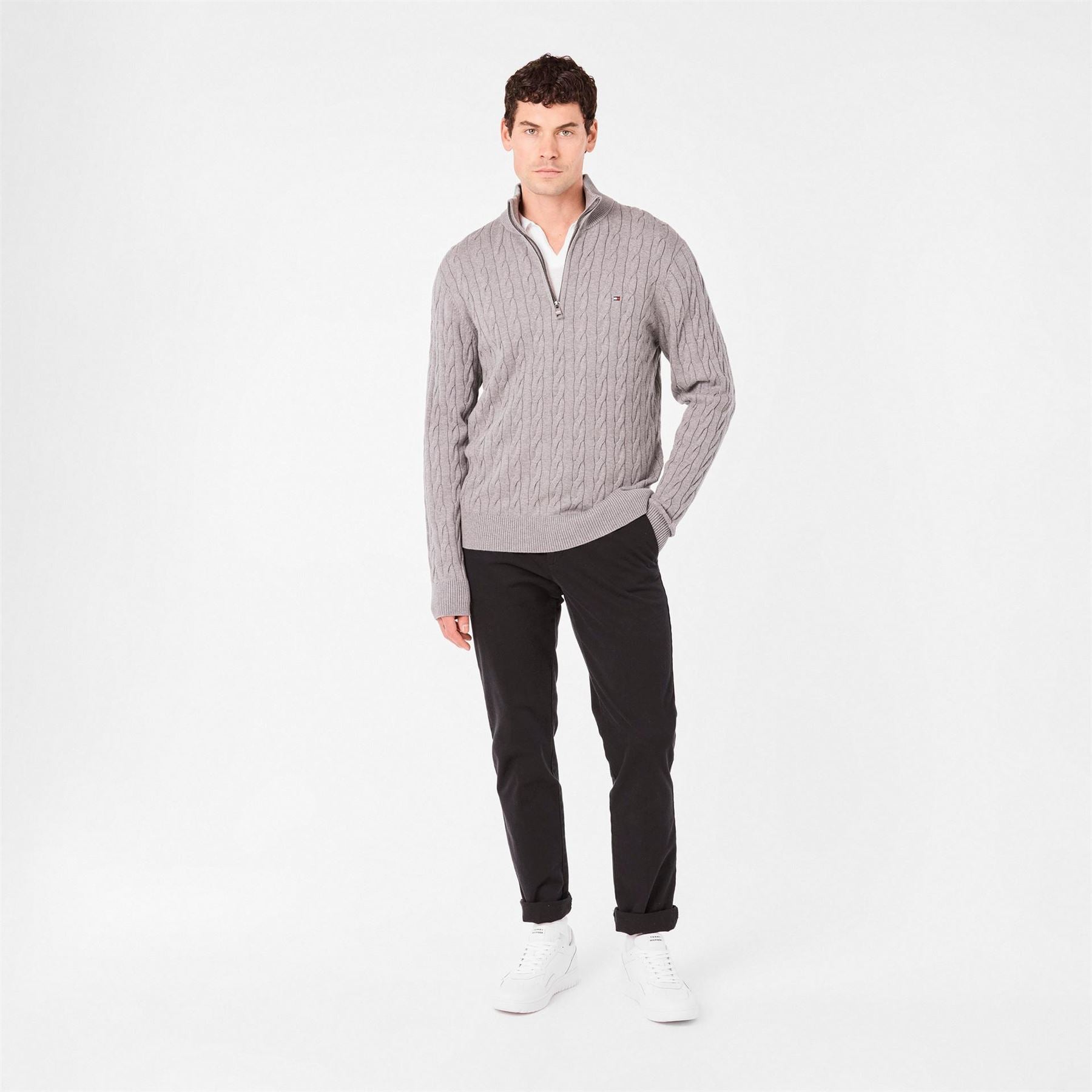Tommy Hilfiger Basket Stripe Lace-Up Low Top Sneakers