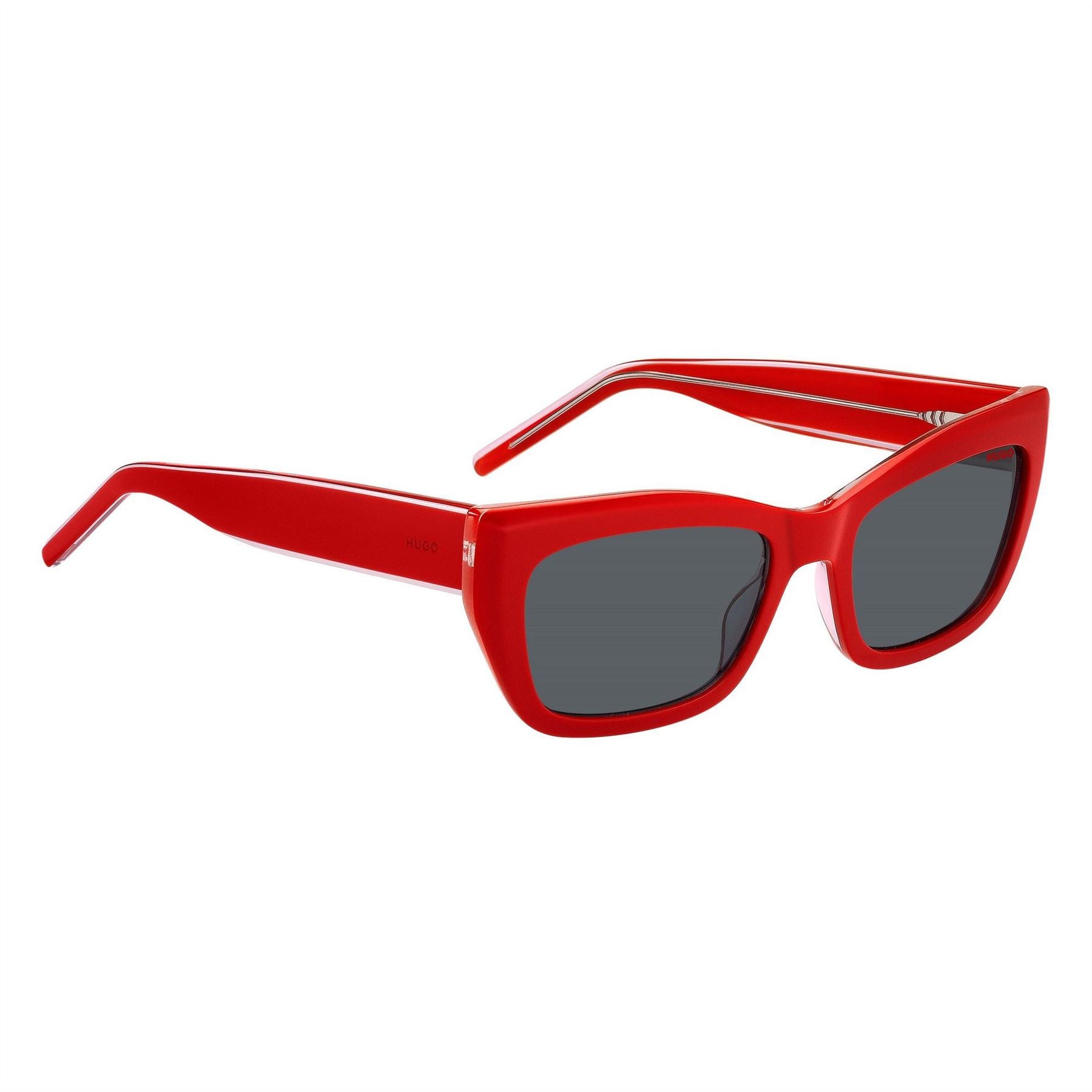 Hugo Rectangular Round Sunglasses