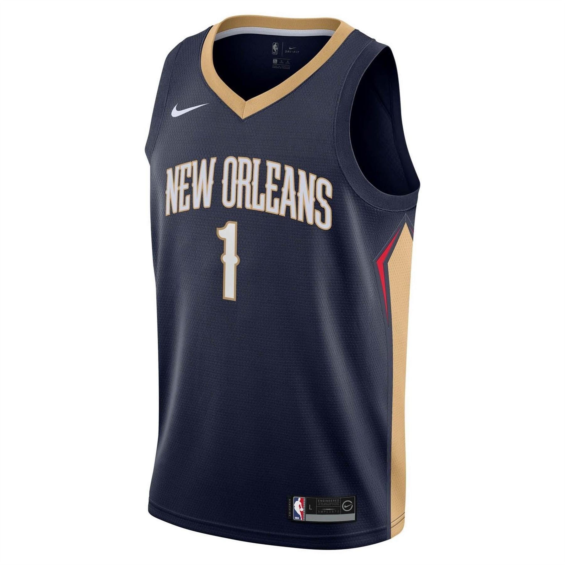 Nike Orleans Pelicans Williamson #1 Jersey