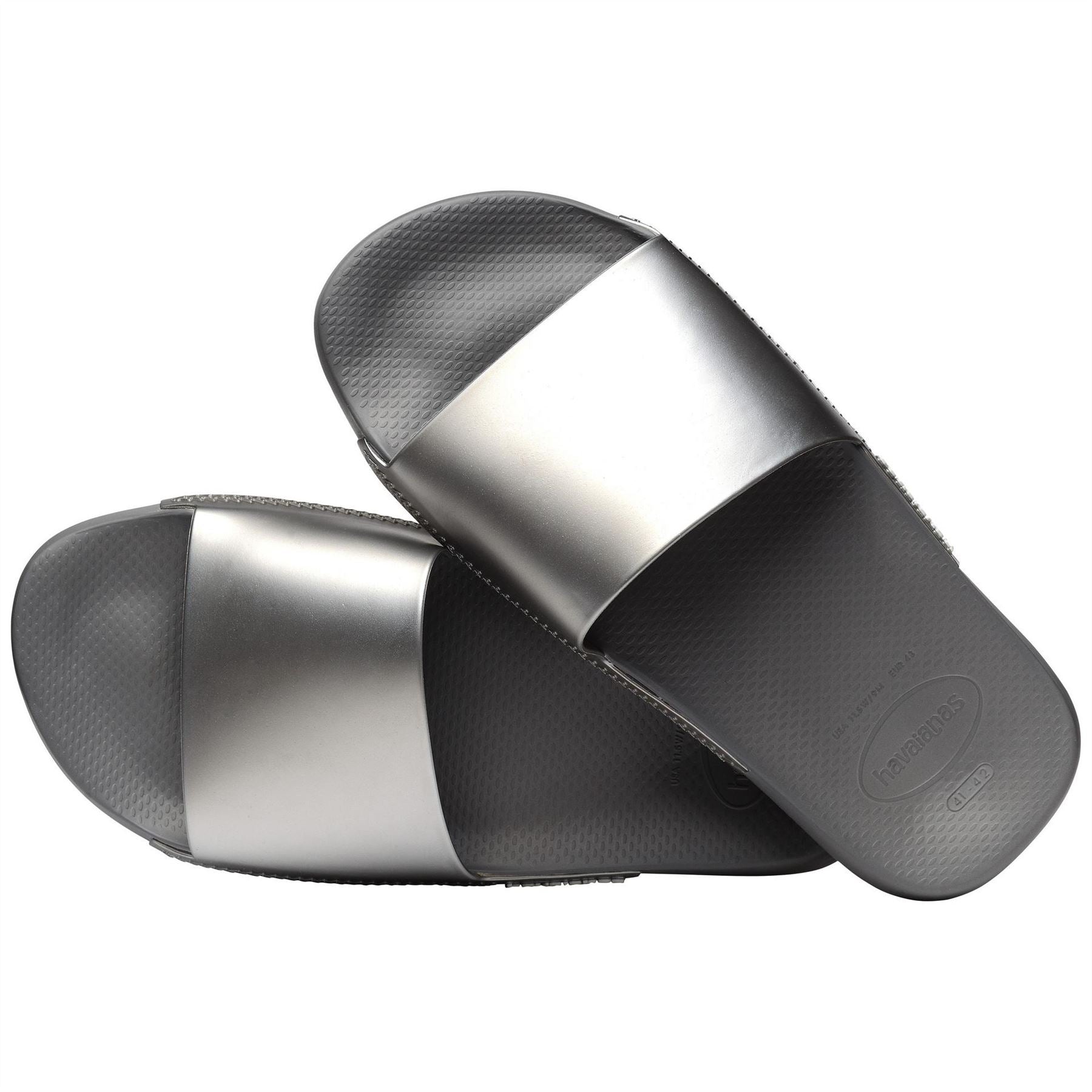 Havaianas Womens Hav. Slide Classic Metallic Crocus Flip Flops