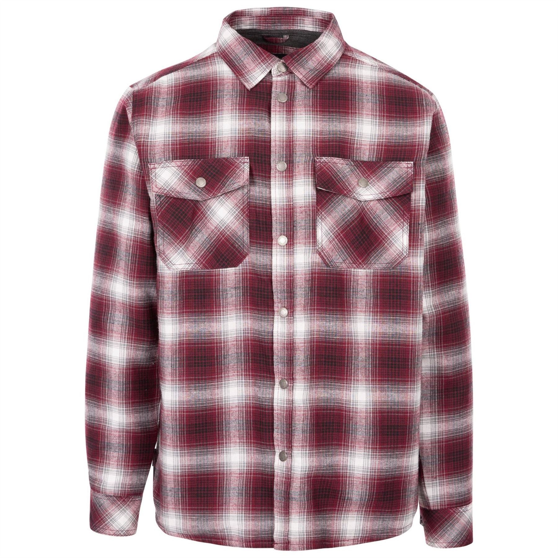 Trespass Collared Neck Long Sleeve Shirt with Chest Pocket