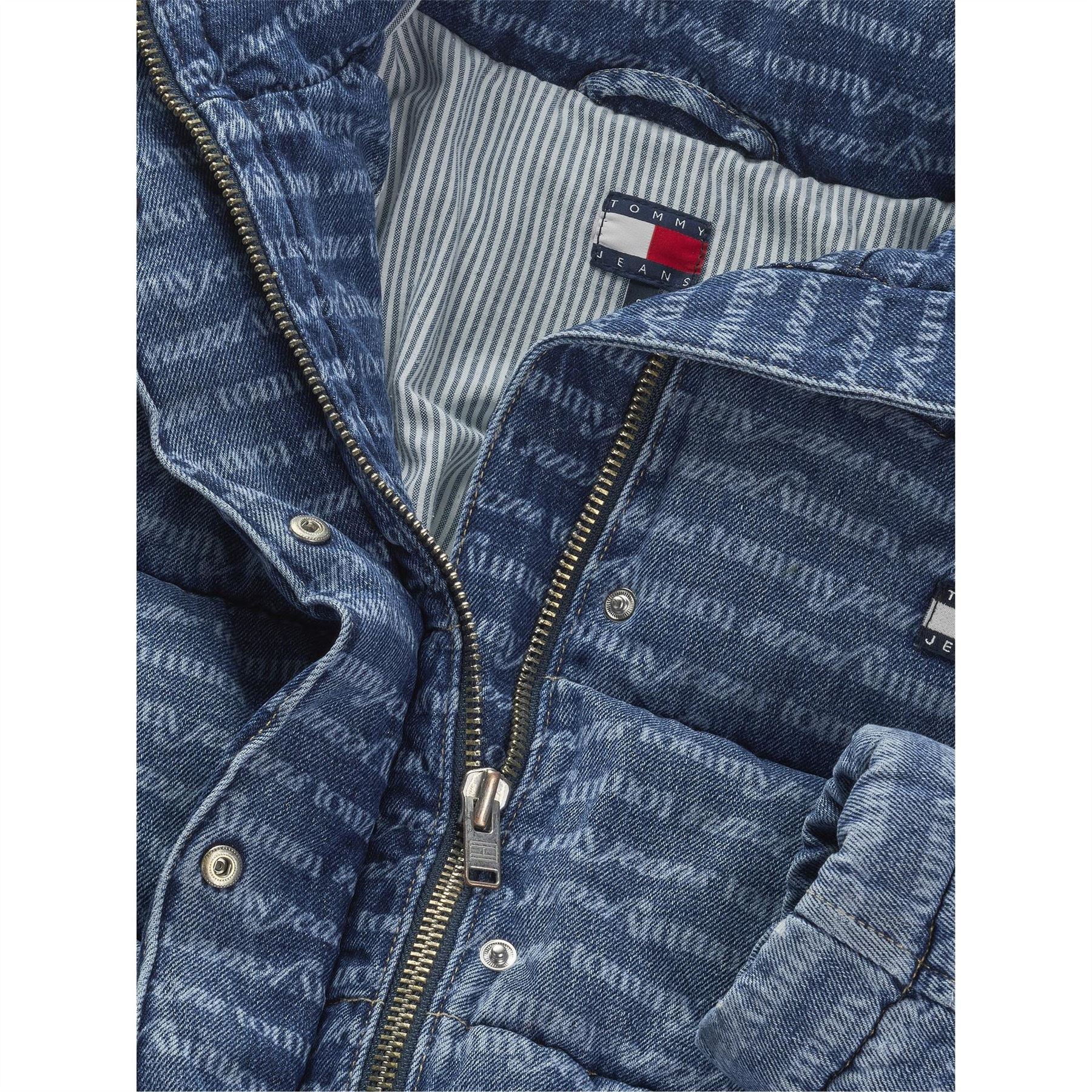 Tommy Jeans Quilted Cropped Short Puffer Jacket