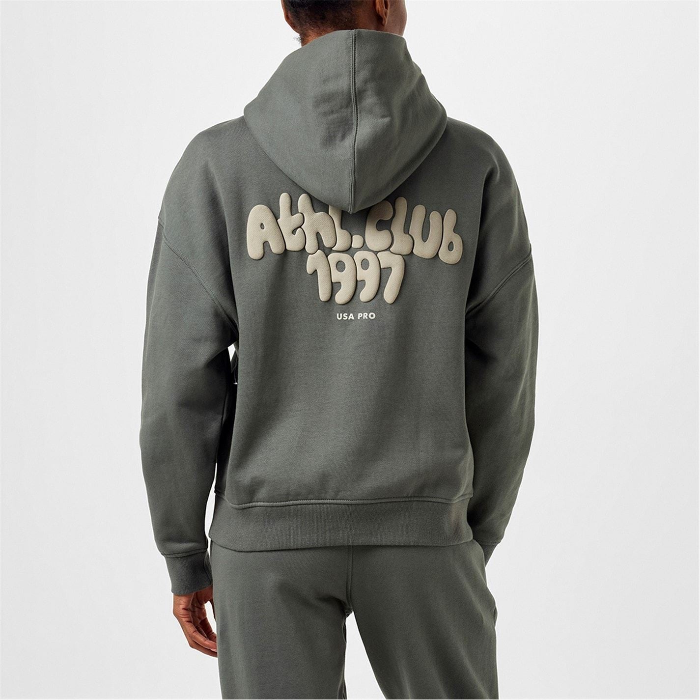 USA Pro Oversize Fit Hooded Graphic Sweatshirt