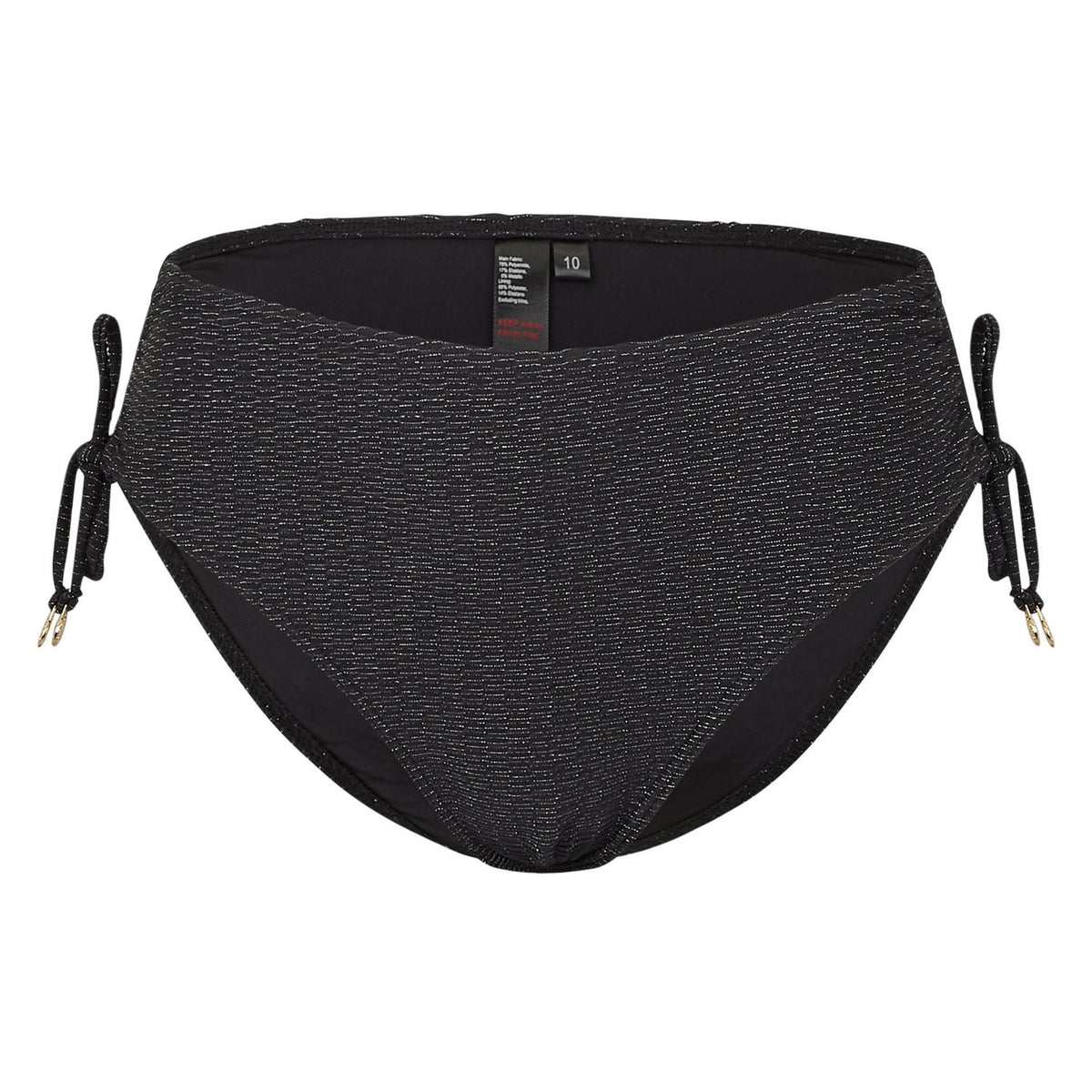 Biba Gathered High Leg Bikini Bottoms