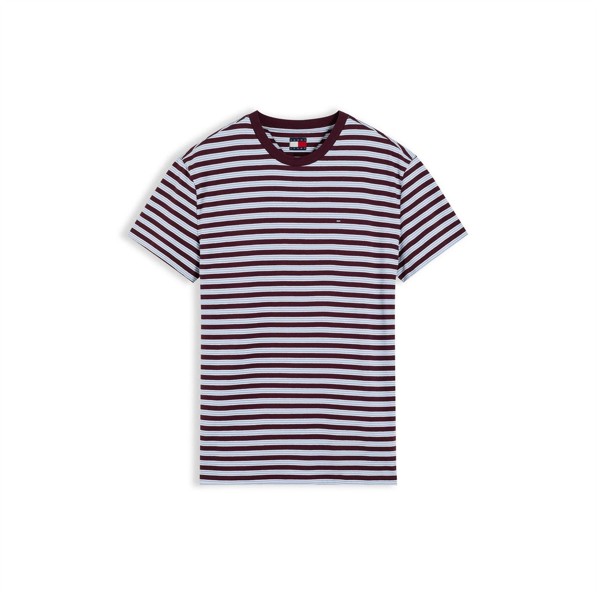 Tommy Jeans Striped Cotton Short Sleeve T-Shirt