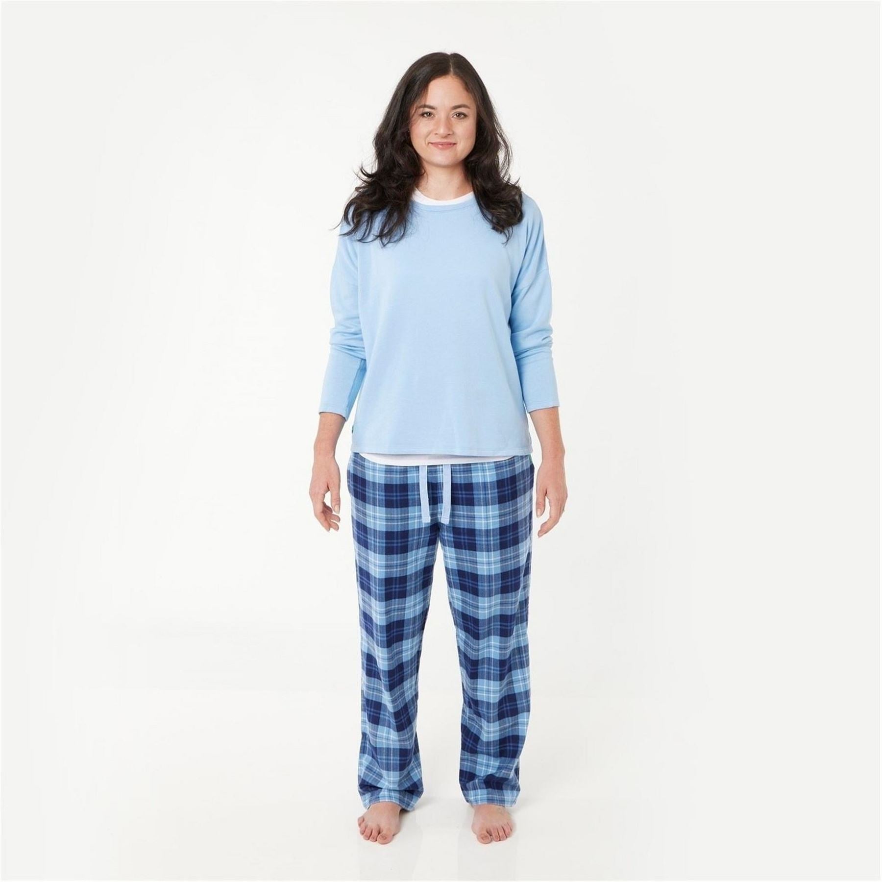 Loungers Ladies Organic Brushed Cotton Lounge Trousers