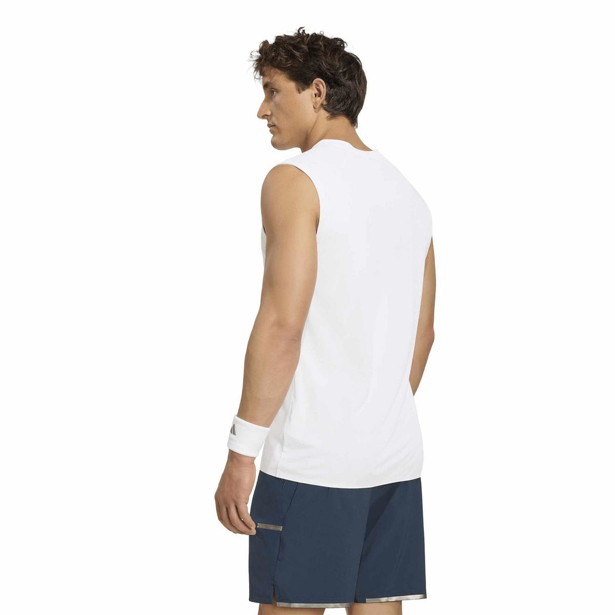 adidas Bold Logo V-Neck Sleeveless T-Shirt