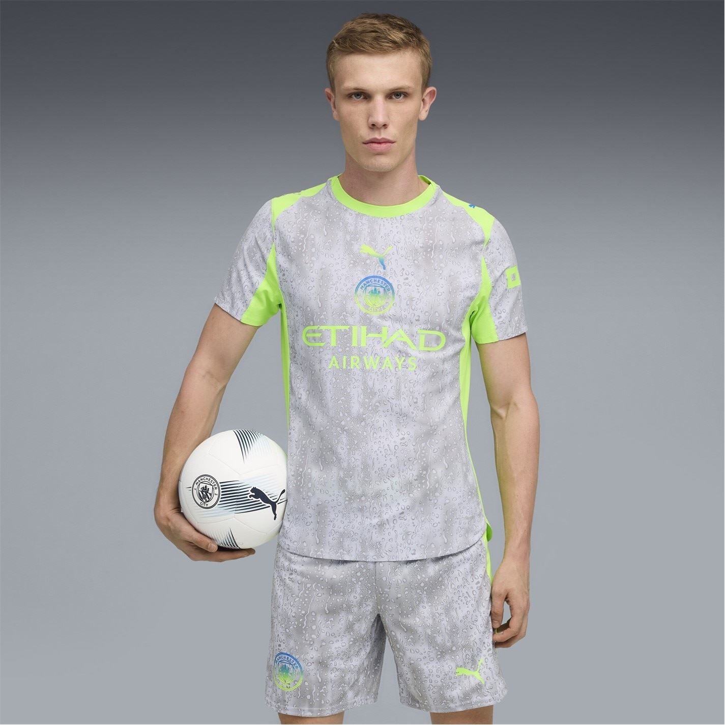 Puma Manchester City Authentic Home Shirt 2025 2026 Adults