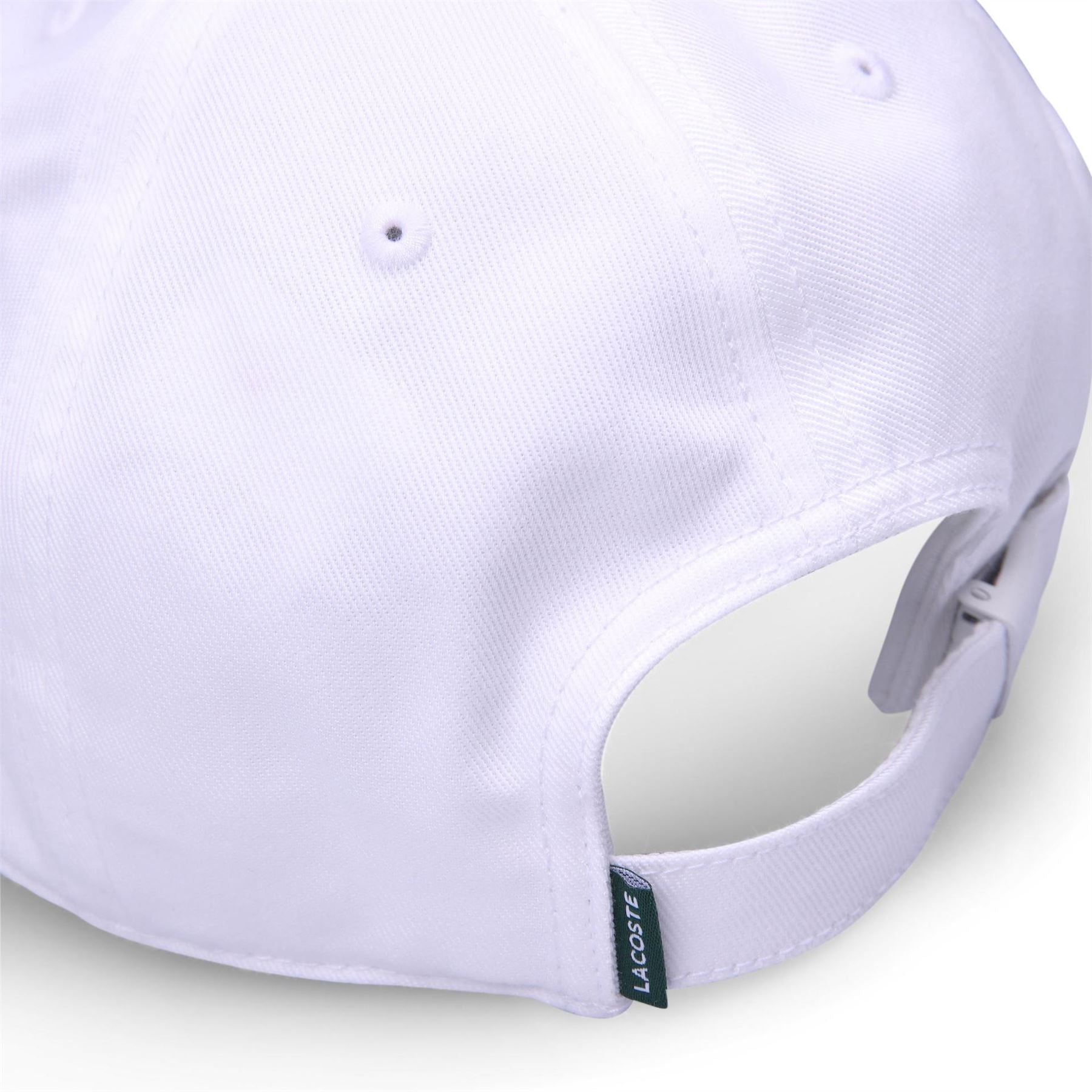 Lacoste Crocodile Logo Print Curved Brim Dad Cap