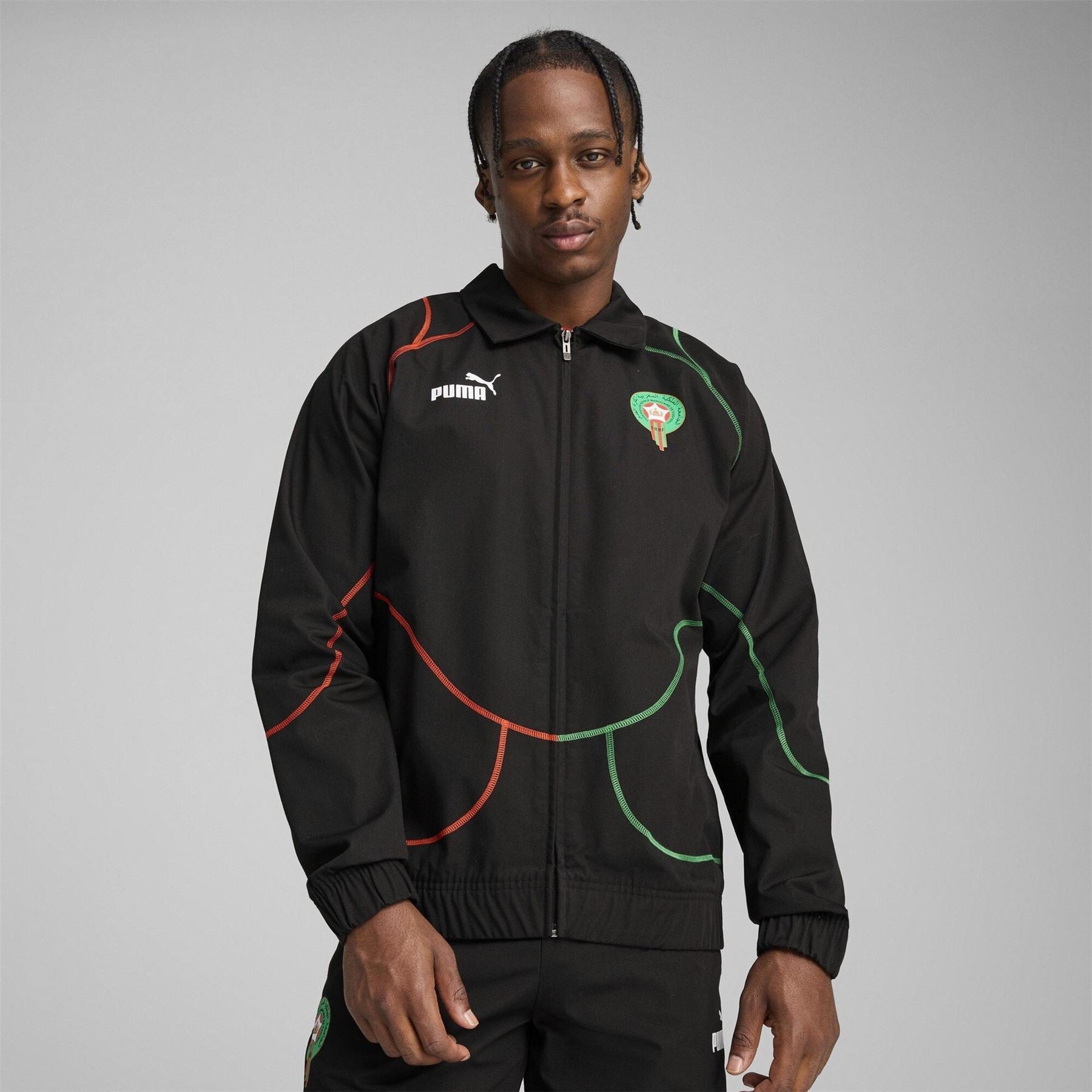 Puma Mens Ftblong Sleeve T-Shirtatement Track Jacket Tracksuit Top