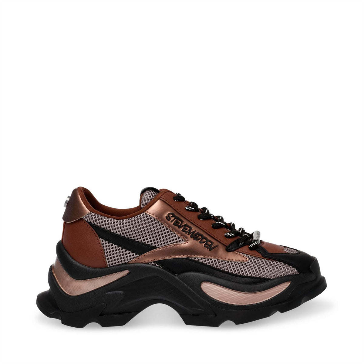 Steve Madden Zoomz Lace Up Platform Sneakers Shoes