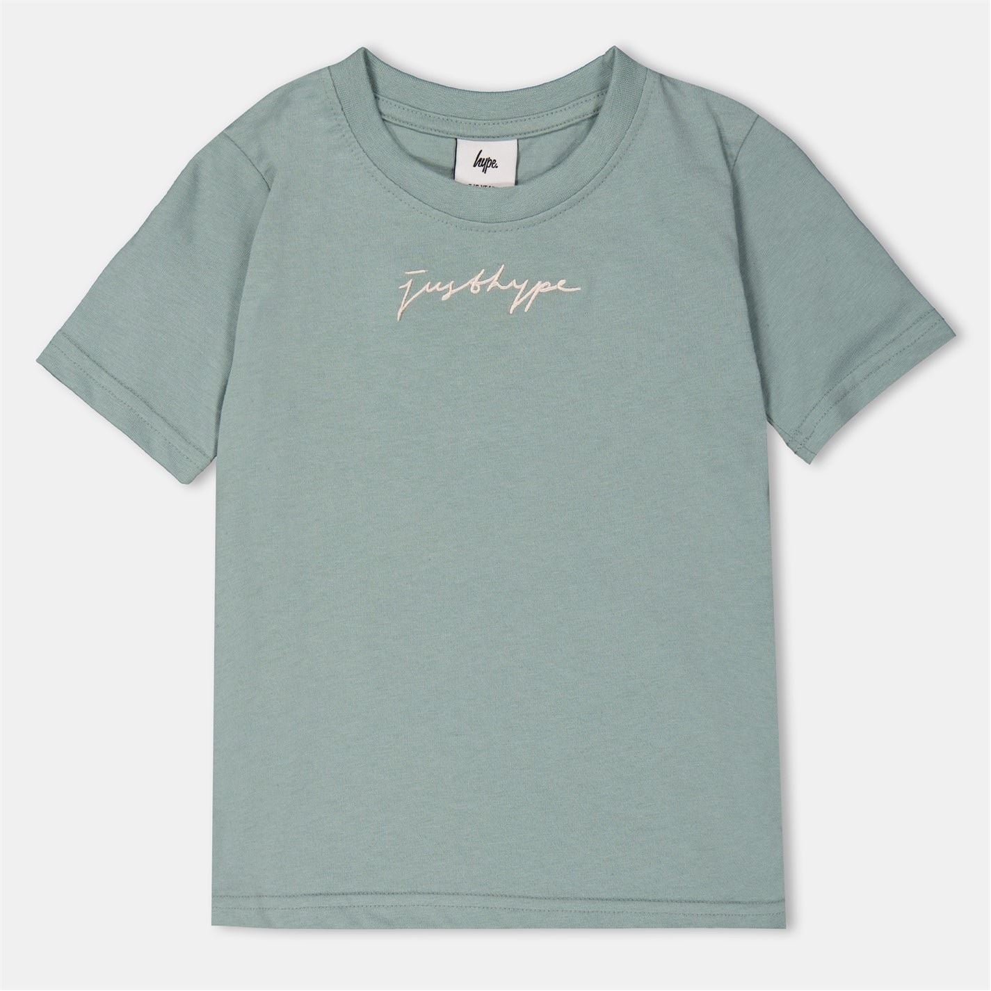 Hype Regular Fit Crew Neck Signature Print T-Shirt