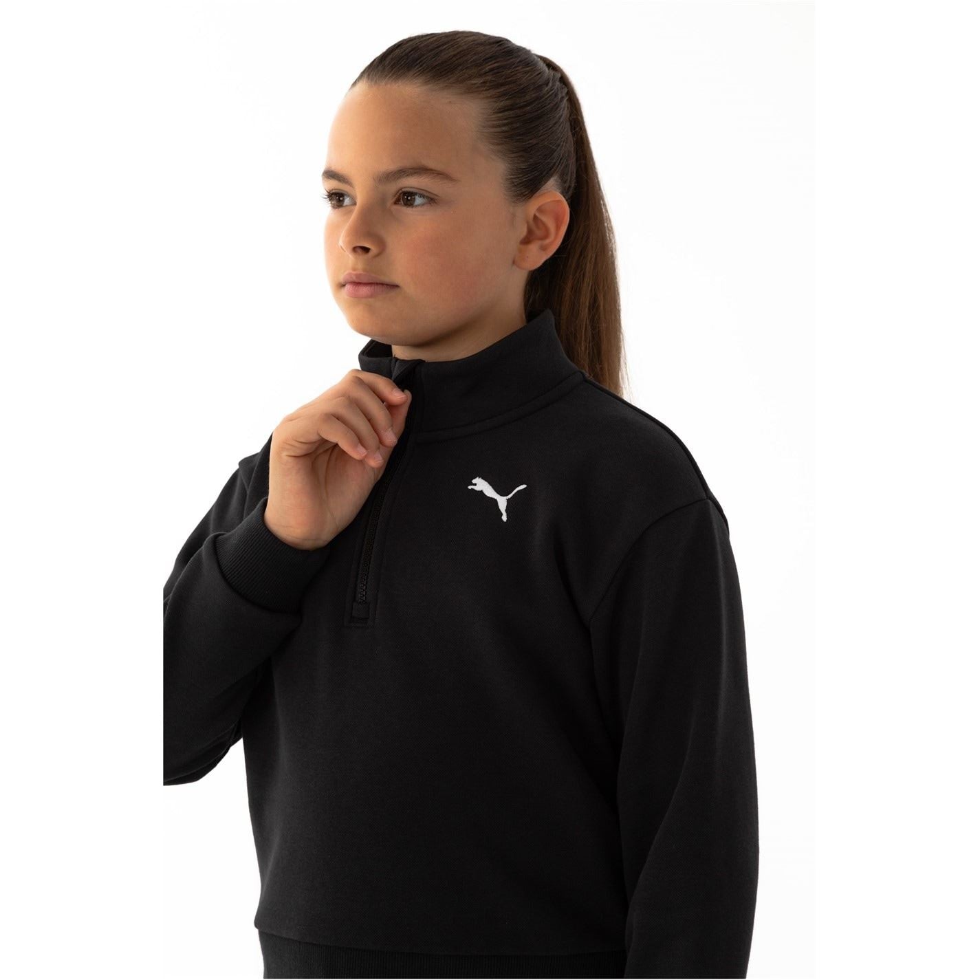 Puma Ess+ Contrast Fleece Hoodie Junior