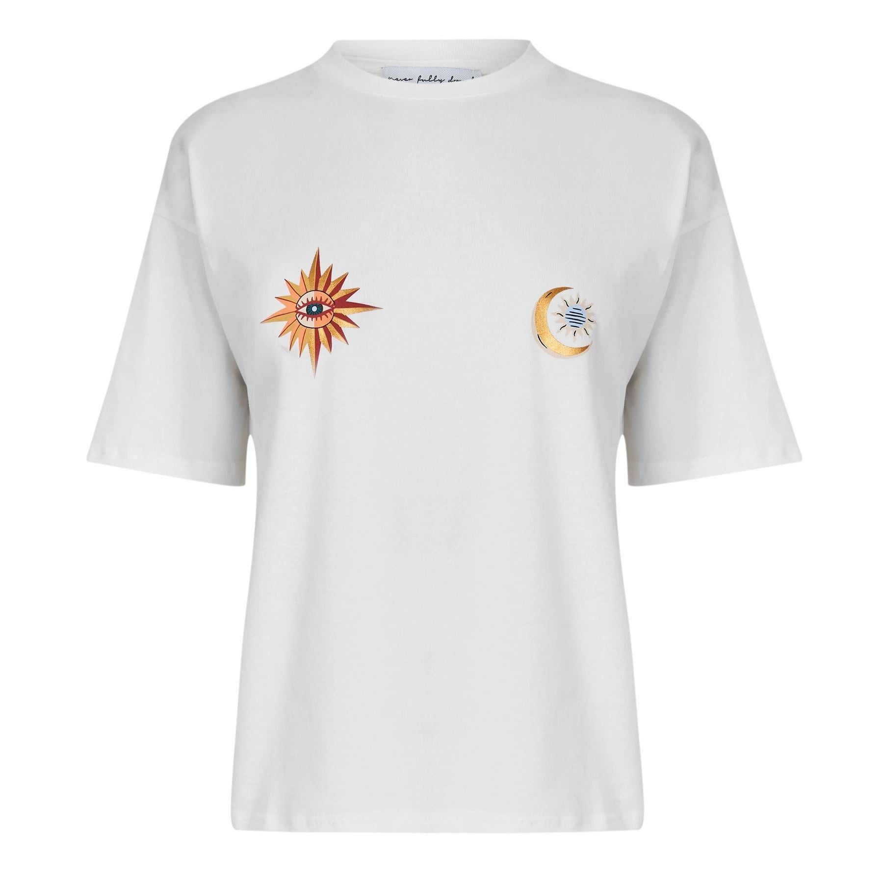 Never Fully Dressed Sun Moon Tee Ld64
