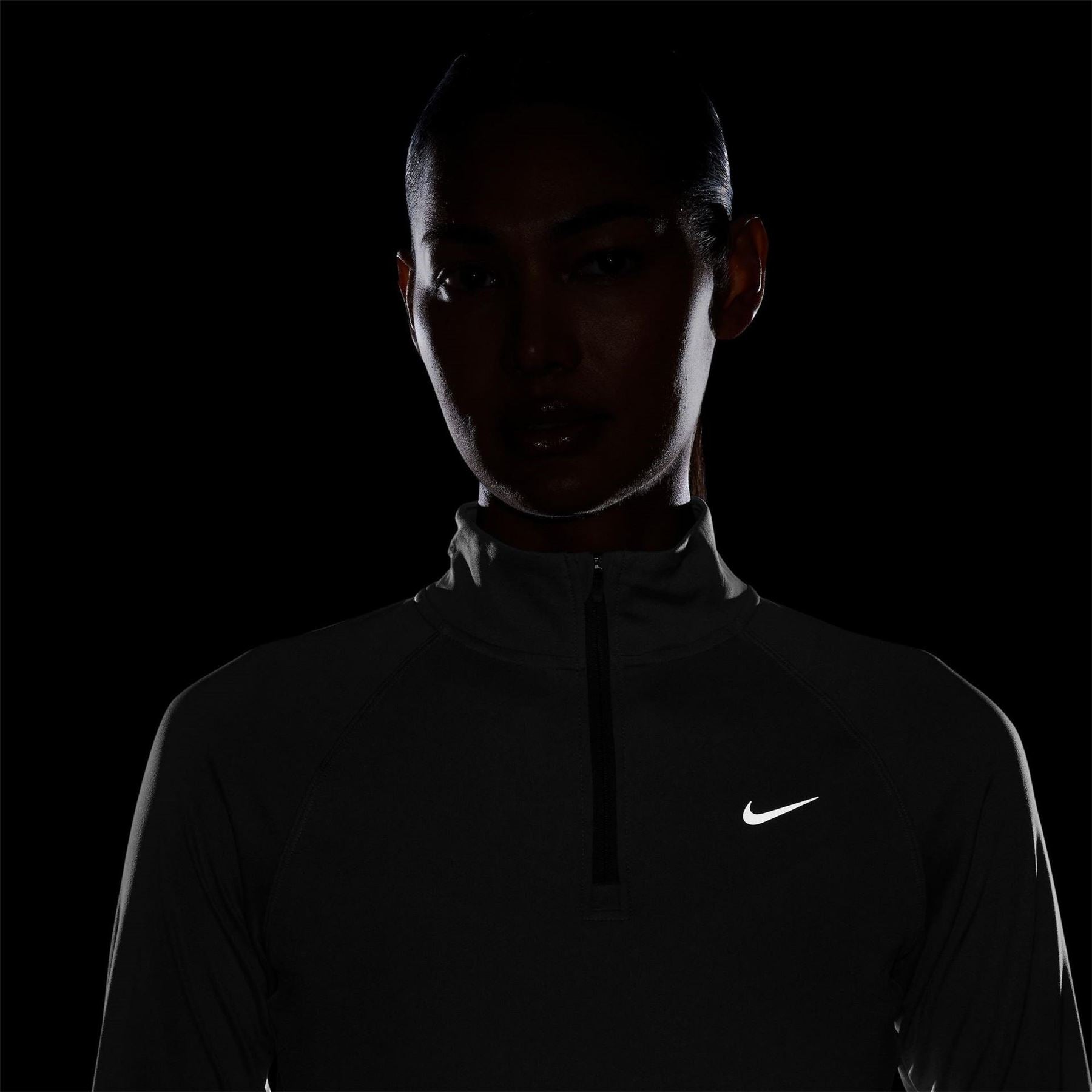 Nike Womens Pacer Long Sleeve 1 2 Zip Running Top