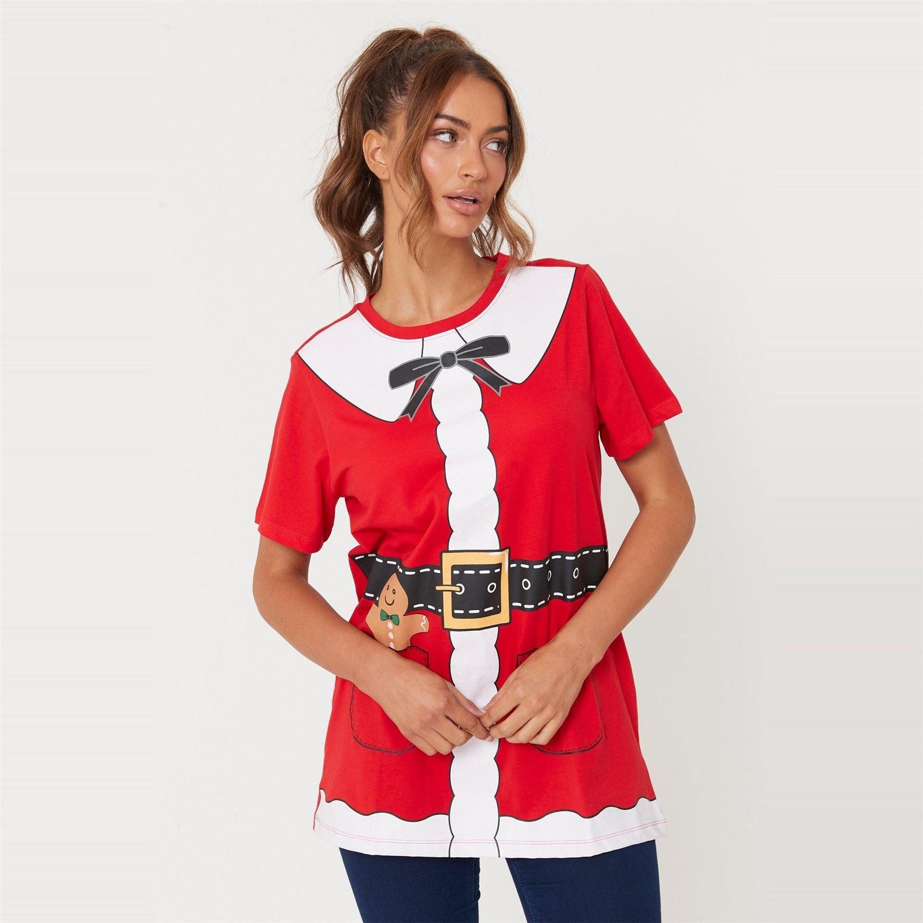 Be You Studio Mrs Claus Regular Fit T-Shirt