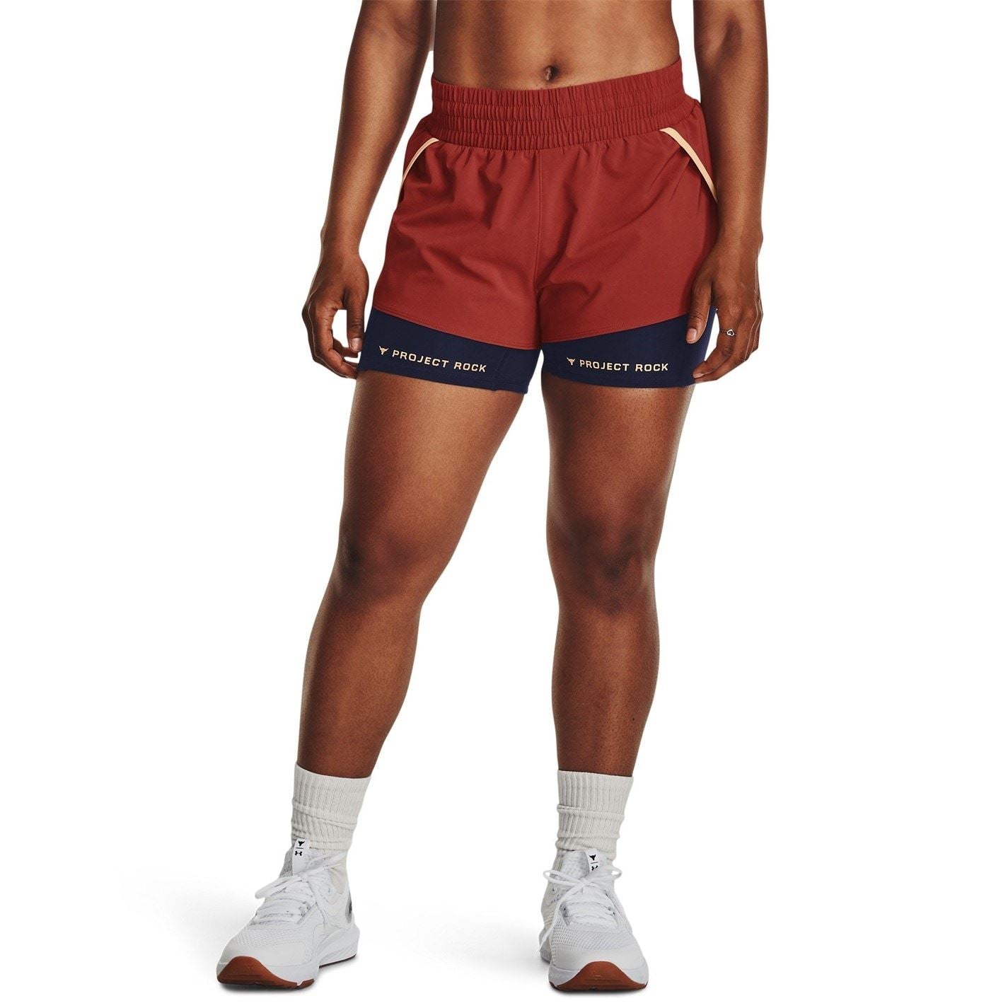 Under Armour Womens Armour Pjt Rck Leg Day Flex Short Gym