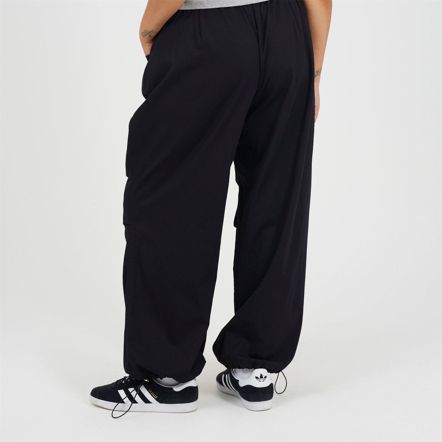 Brave Soul Plus Size Utility Cargo Parachute Trousers
