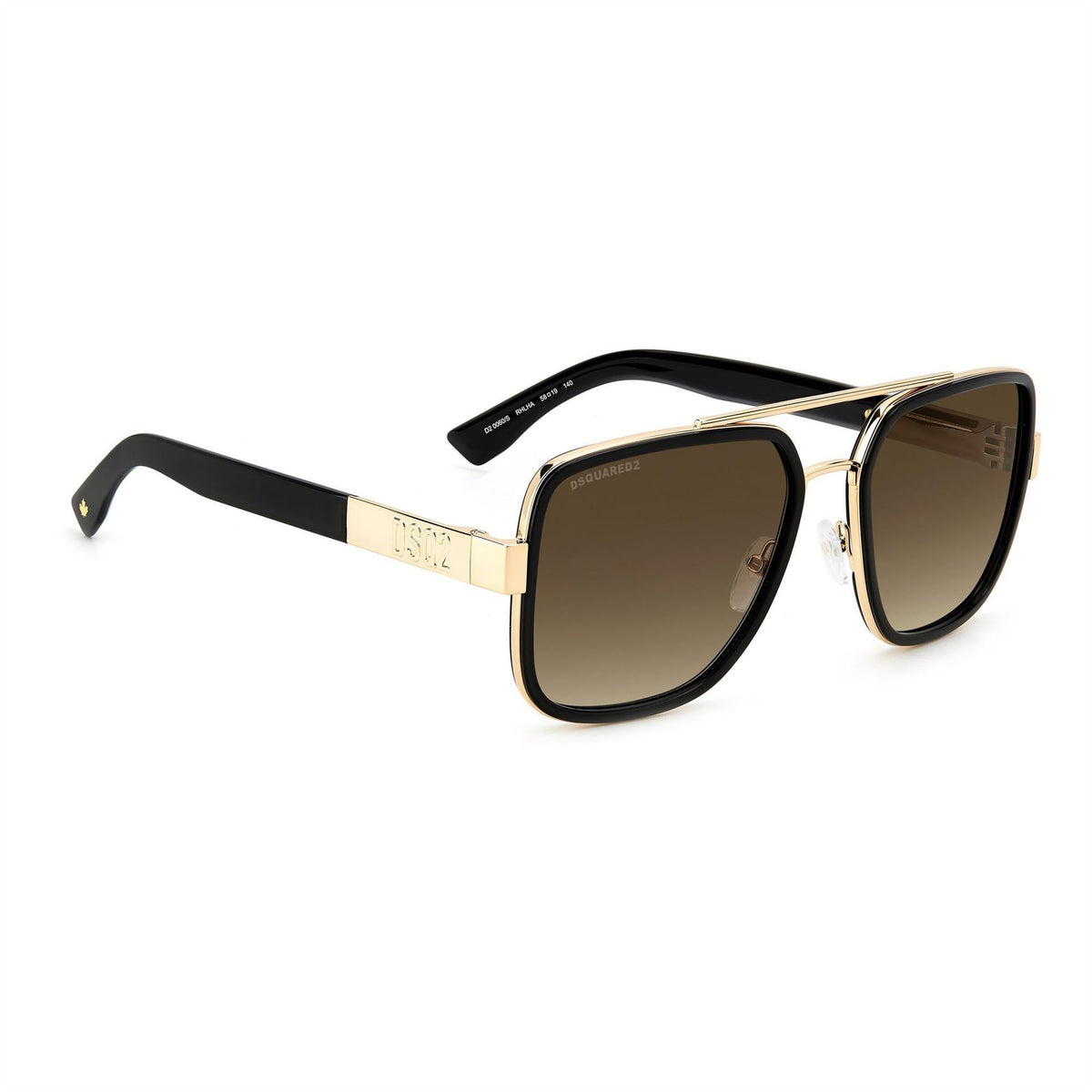 DSquared2 Square Full Rim Double Bridge Sunglasses