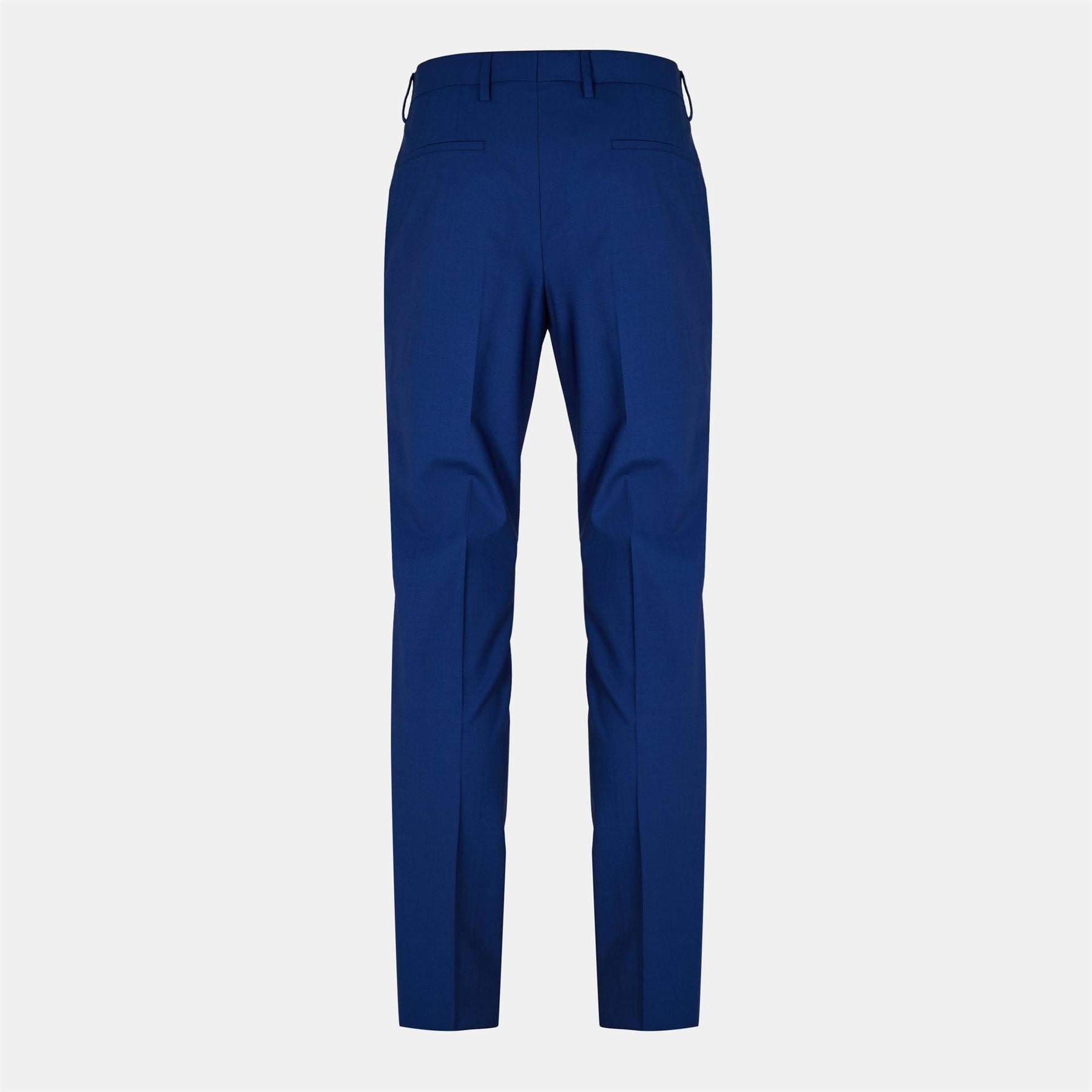 Boss Genius Solid Patterned Straight Chinos