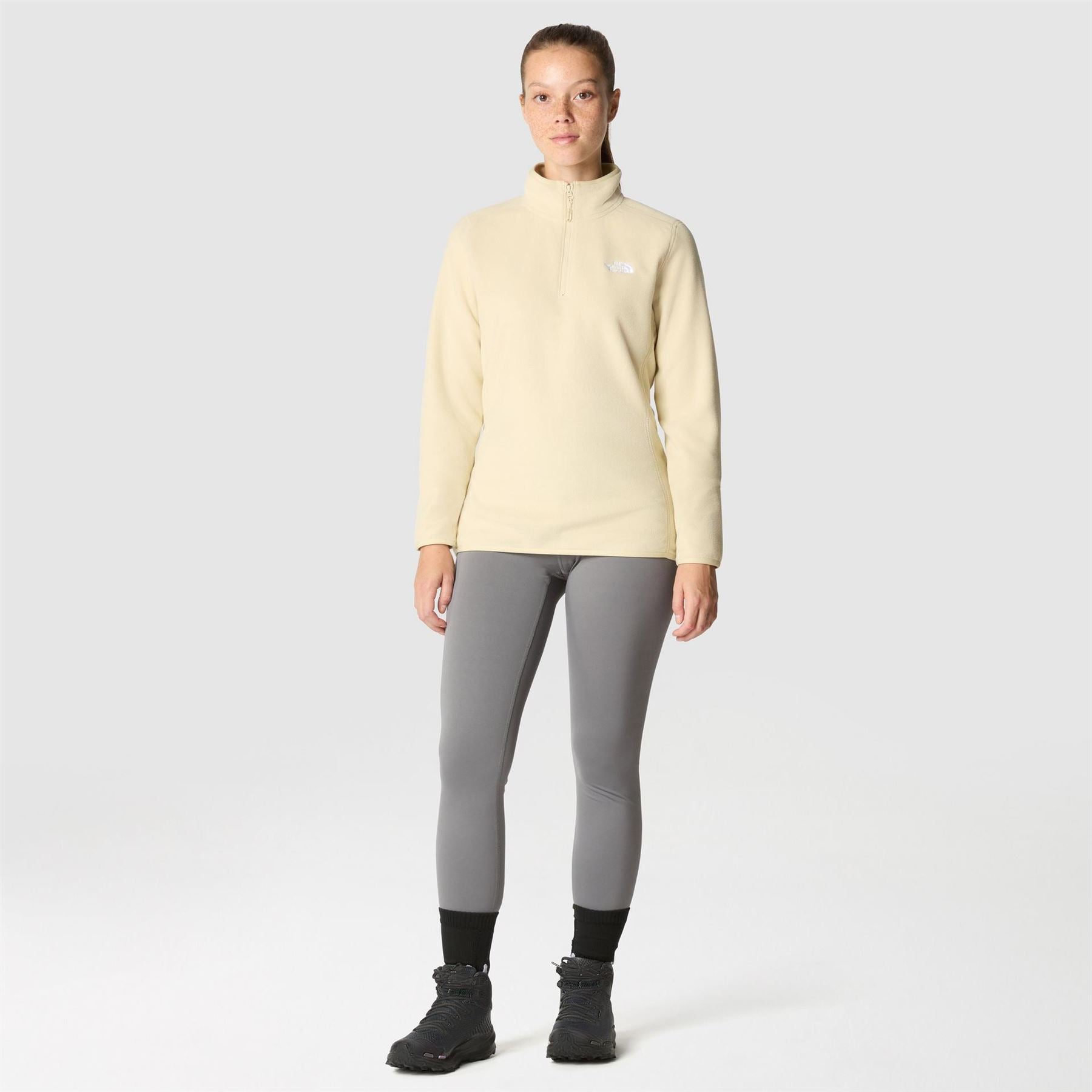 The North Face Womens 100 Glacier Quarter Zip Fleece