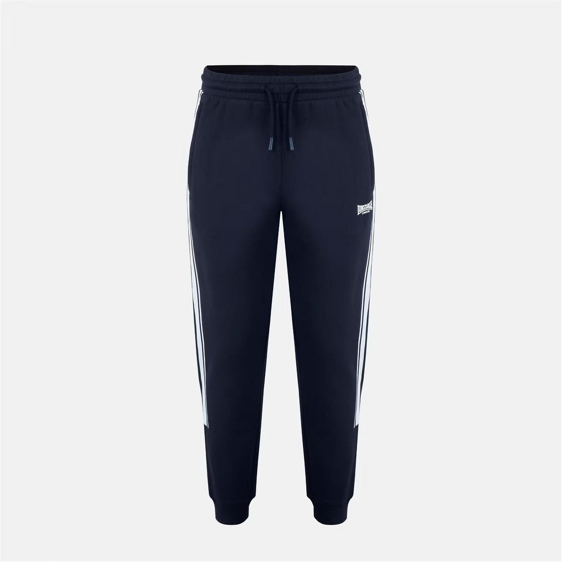 Lonsdale Ribbed Cuff Solid Patterned Slim Joggers