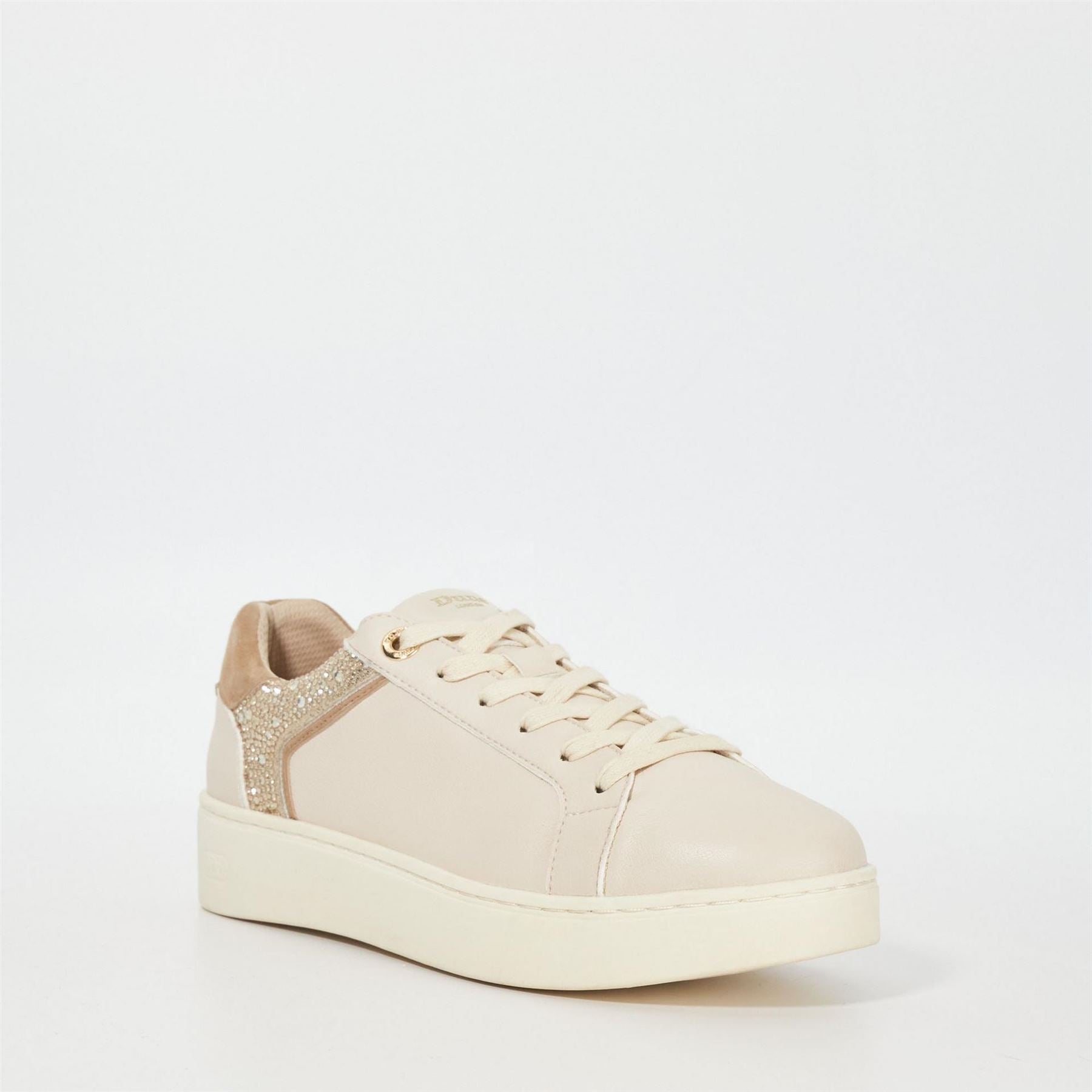 Dune London Elli Lace Up Low Top Sneakers