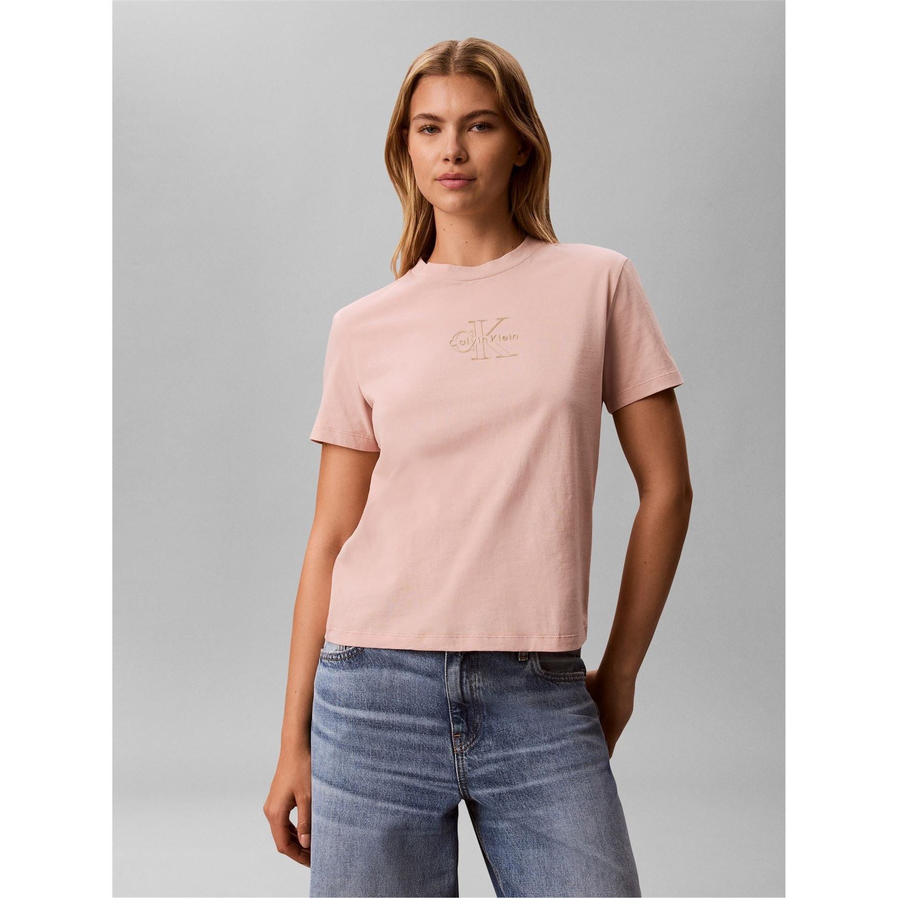 Calvin Klein Jeans Logo T-Shirt Ld63