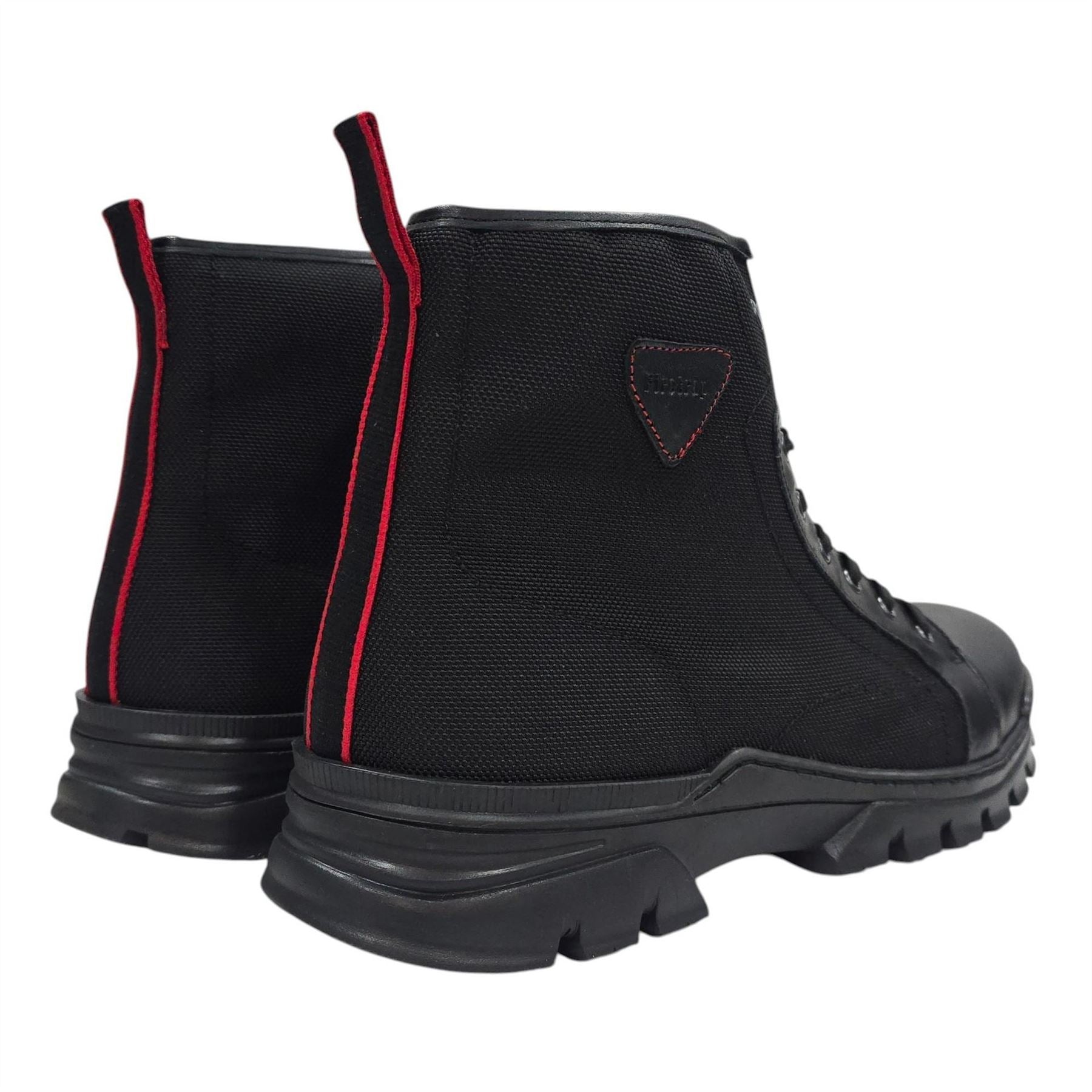Firetrap Lucas Leather Ankle Lace Up Hiker Rugged Boots
