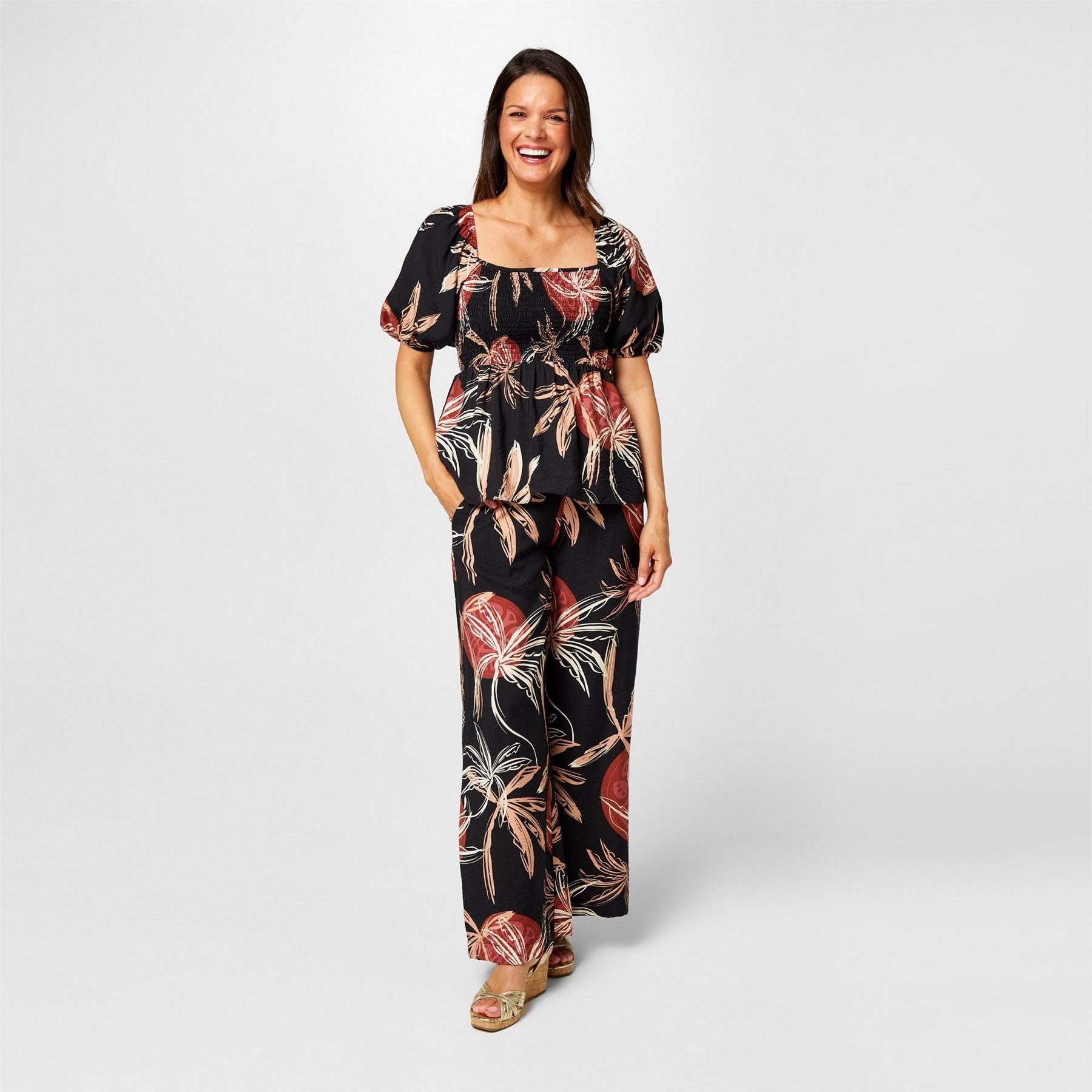 Biba Square Neck Top
