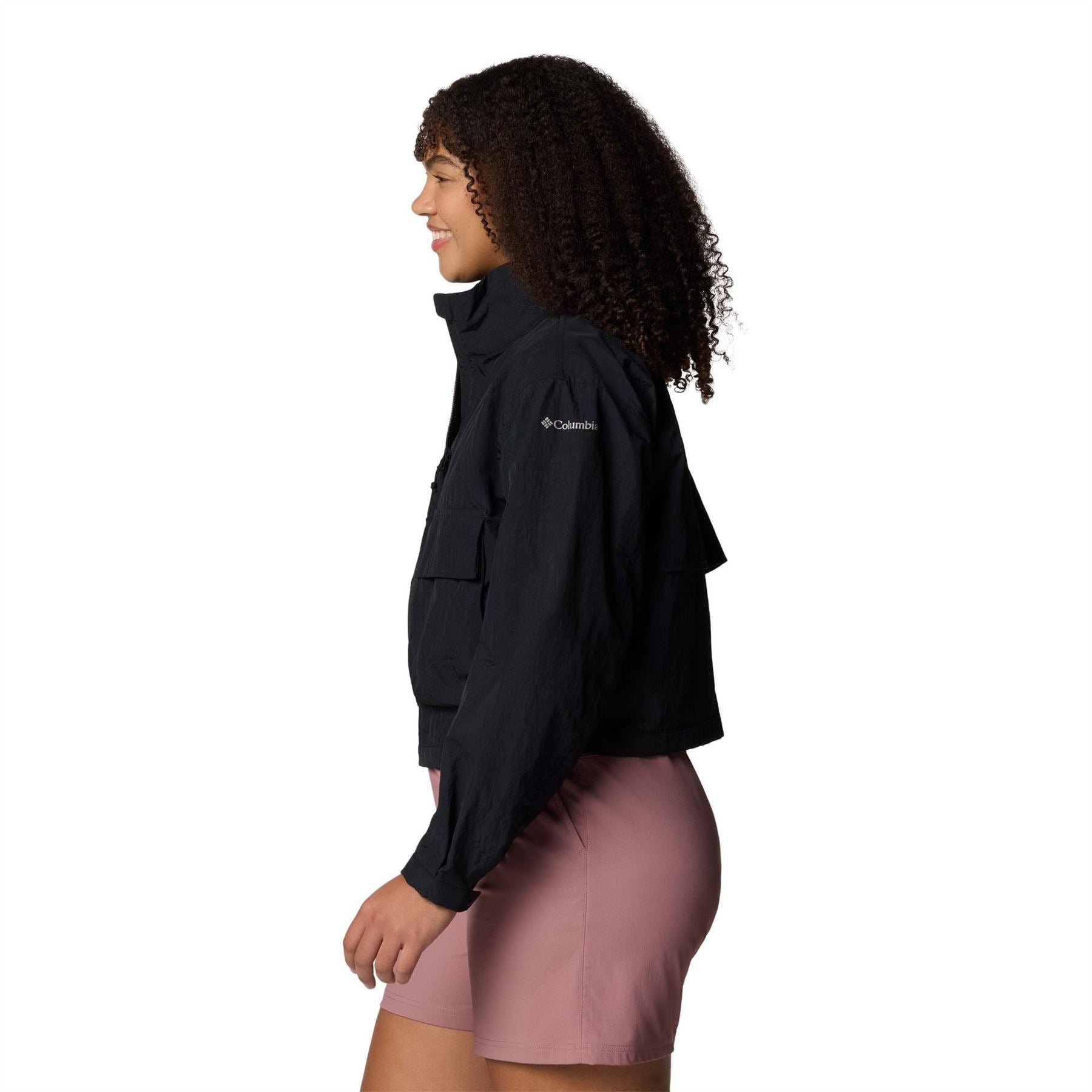 Columbia Cropped Cargo Windbreaker