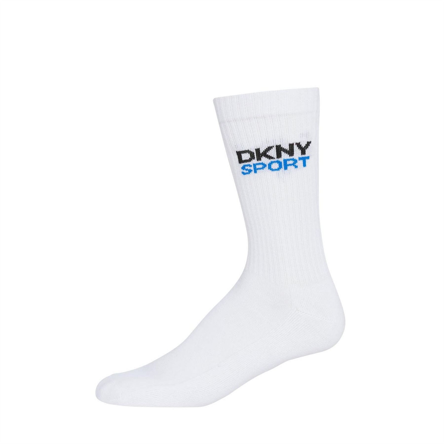 DKNY Mens 6 Pack Sports Socks Dogwood