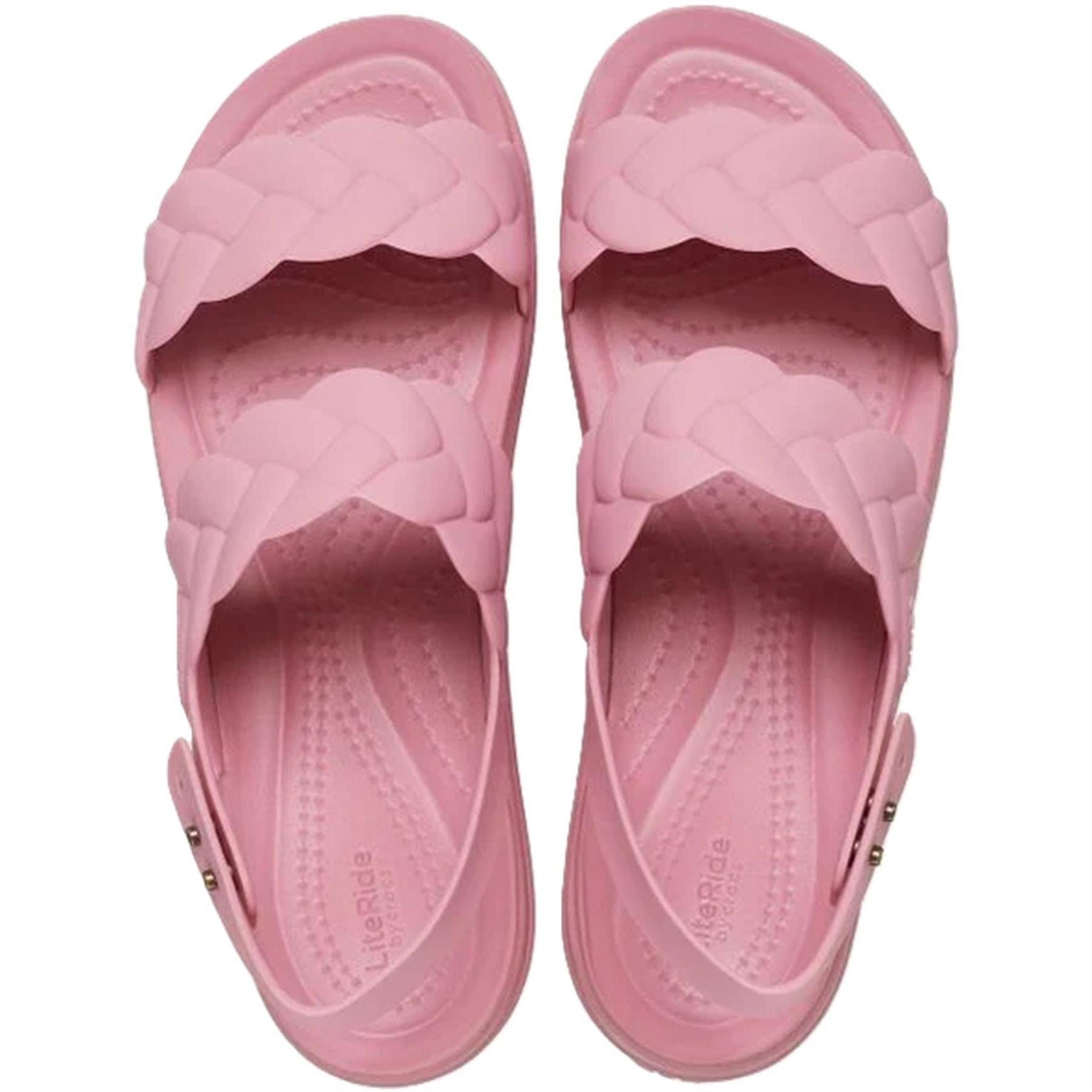 Crocs Brooklyn Woven Upper Flat Sandals