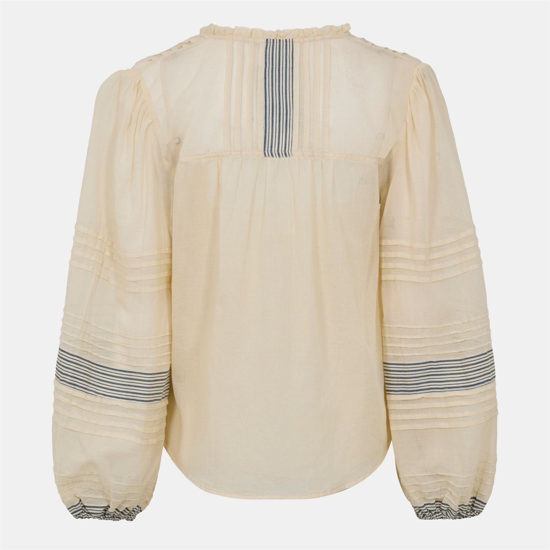 Velvet by Graham and Spencer Regular Fit V-Neck Bishop Sleeve Blouse