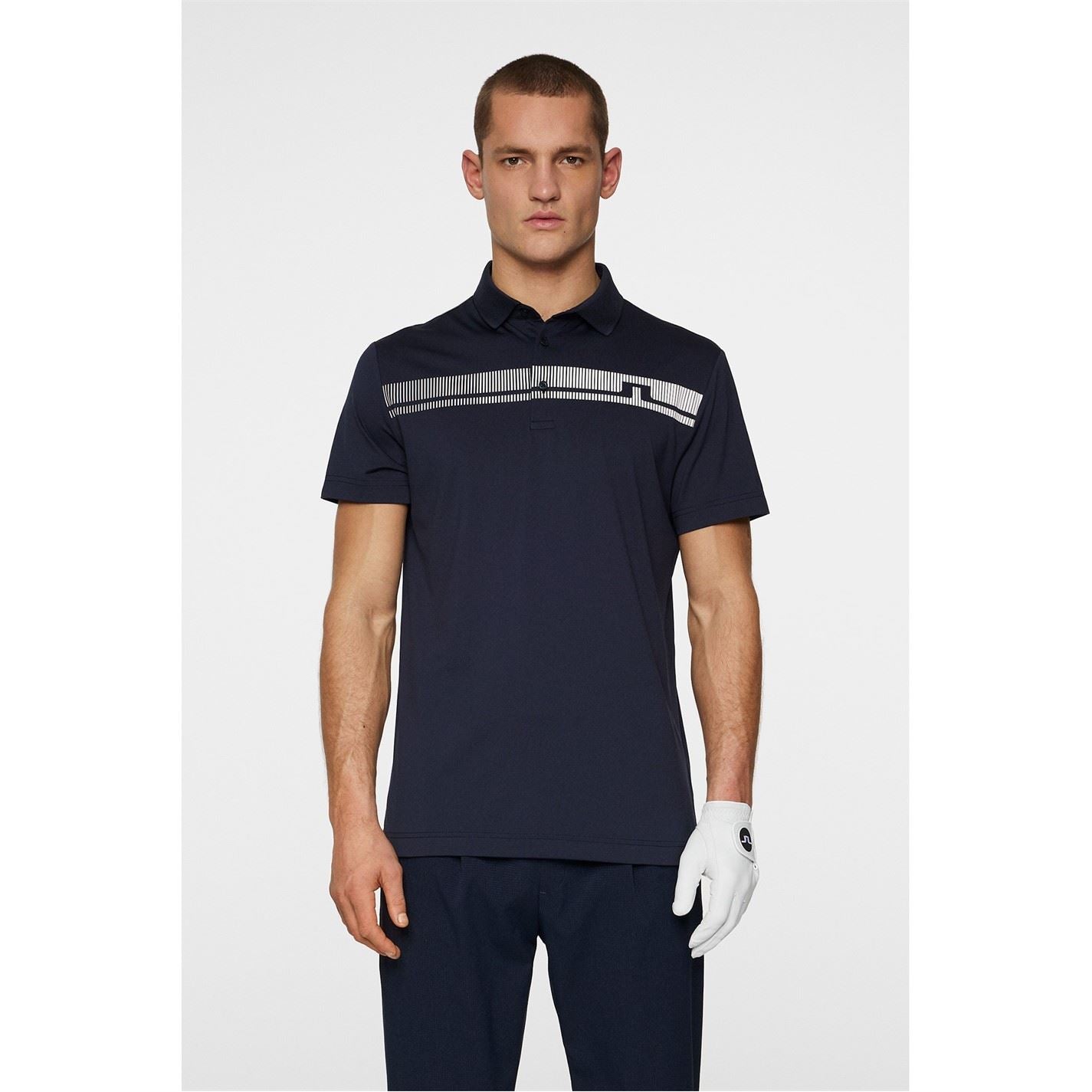 J Lindeberg Golf Short Sleeve Performance Polo Shirt