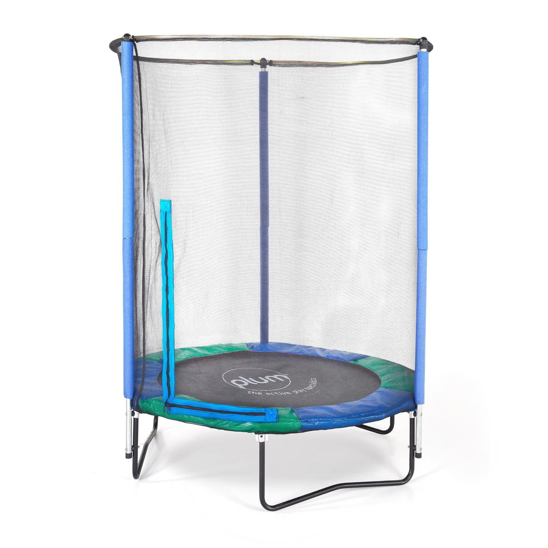 Plum Play Junior Springsafe Trampoline  And  Enclosure   Blue Green