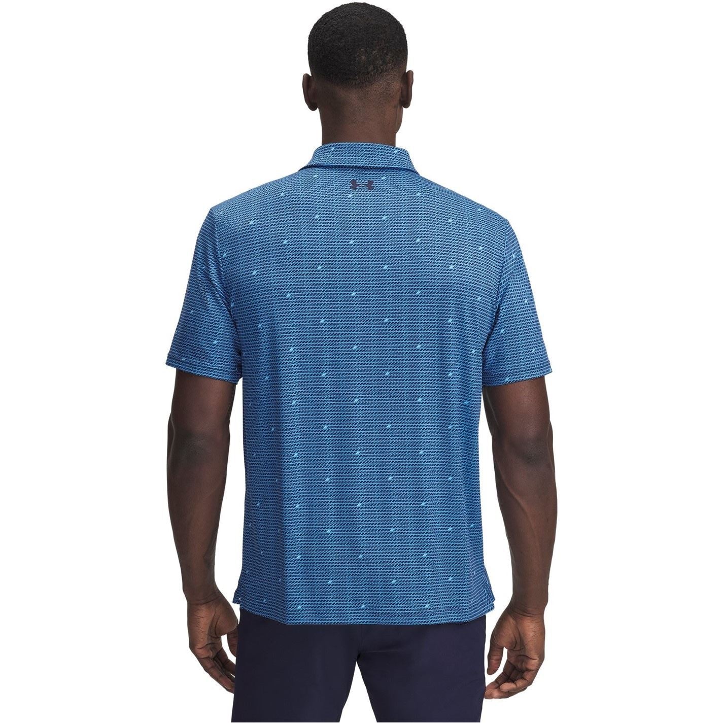 Under Armour Printed Collared Neck Short Sleeve Polo Shirt