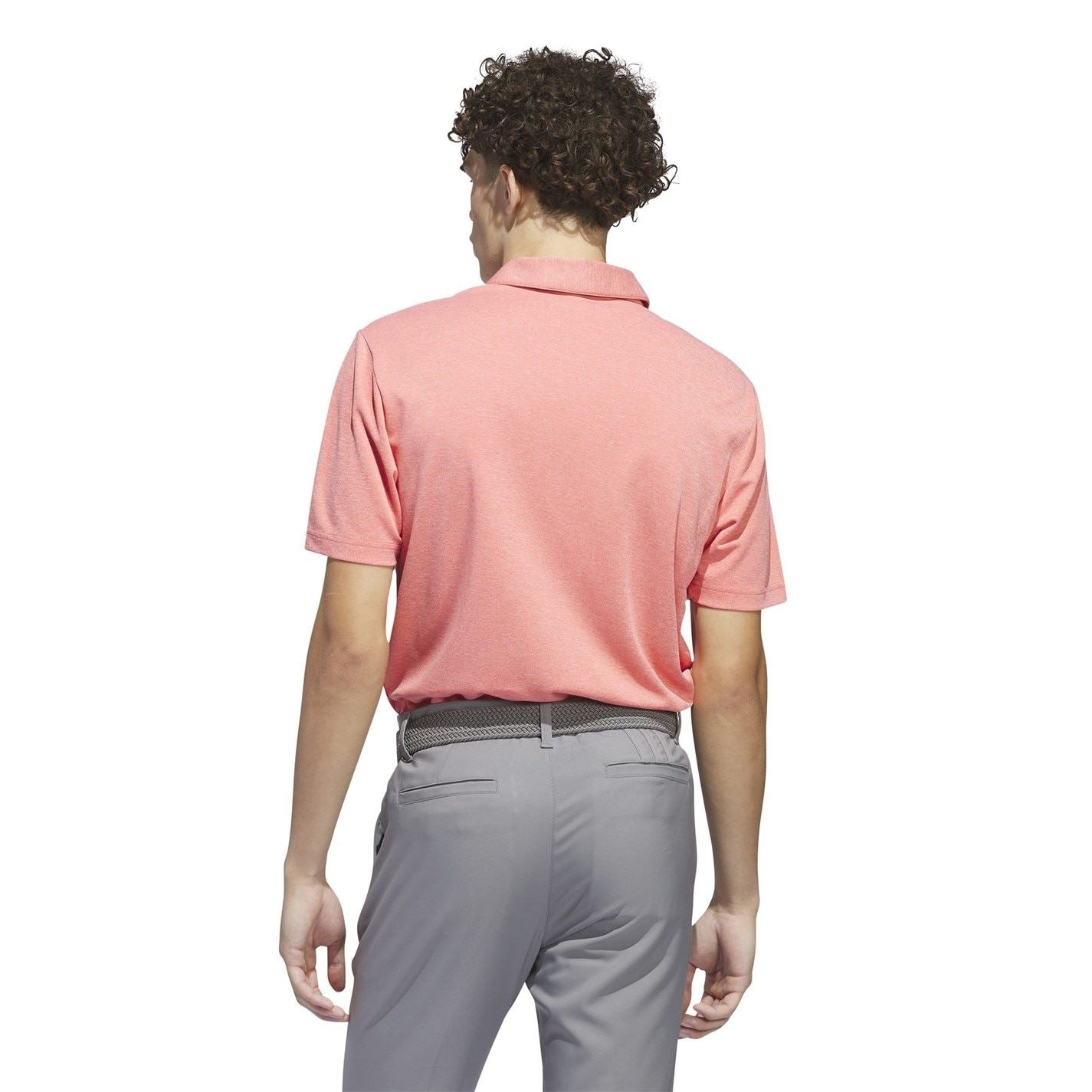 adidas Mens Heather Polo Shirt