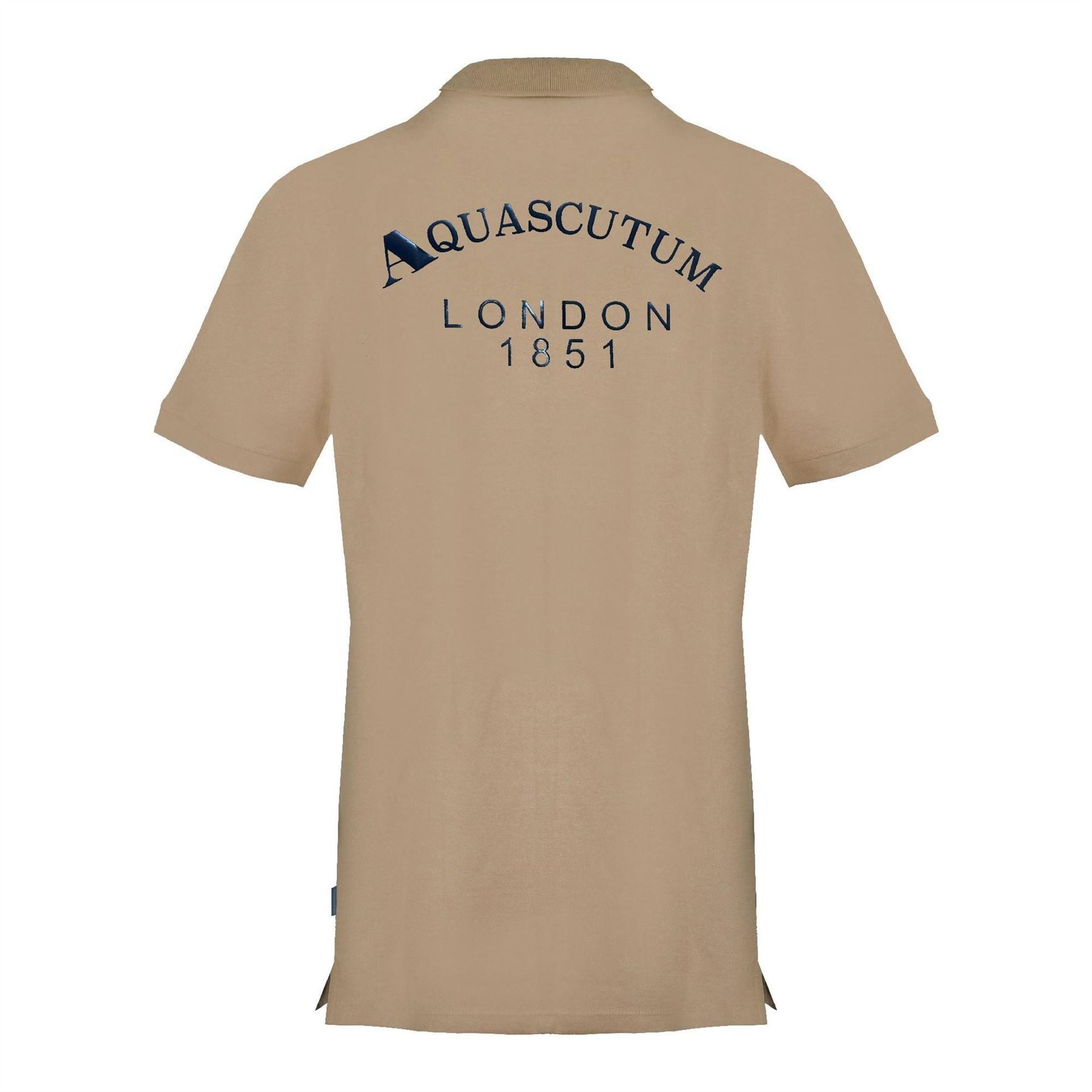 Aquascutum Collared Neck Short Sleeve Polo Shirt