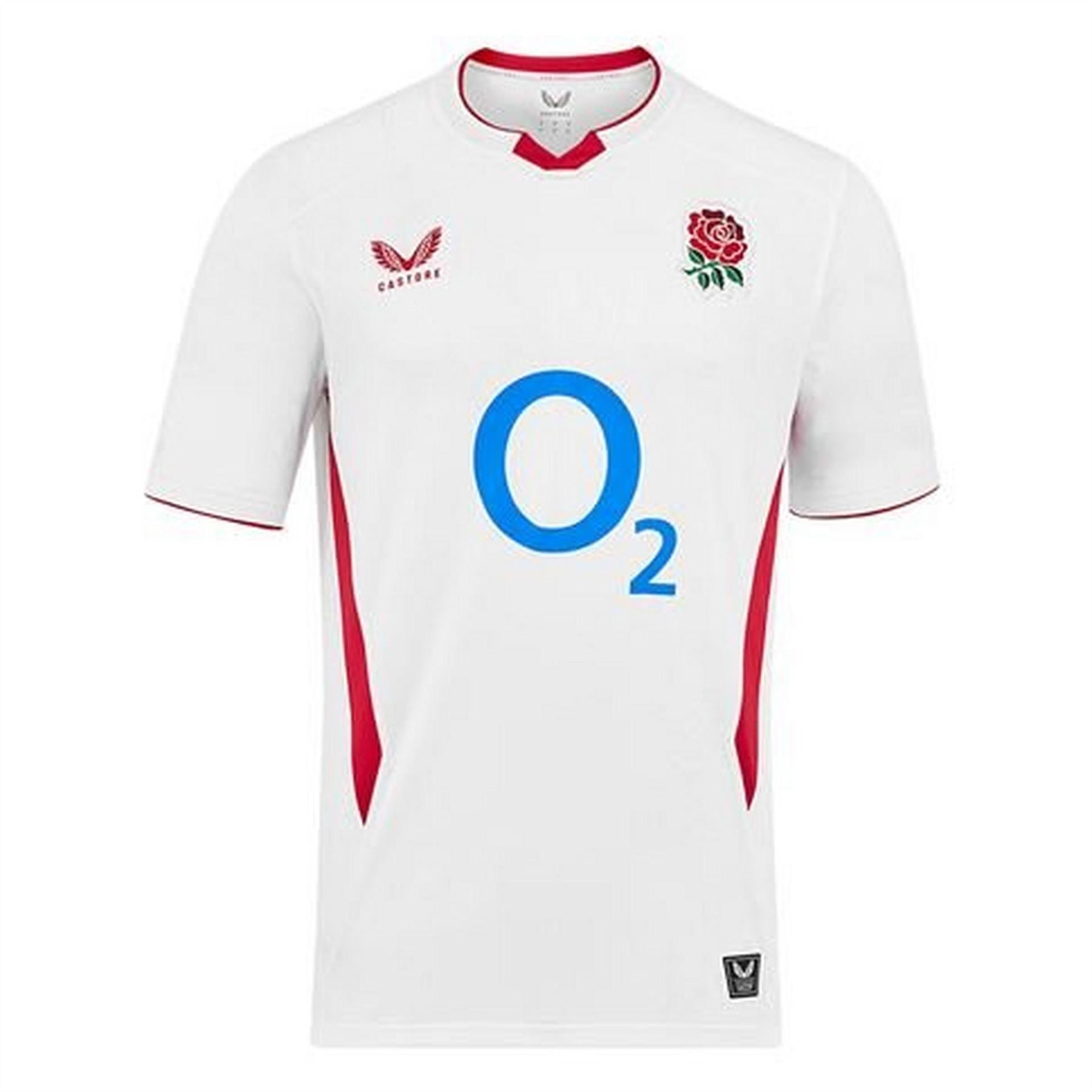 Castore England Rugby Home Authentic Shirt 2025 Adults