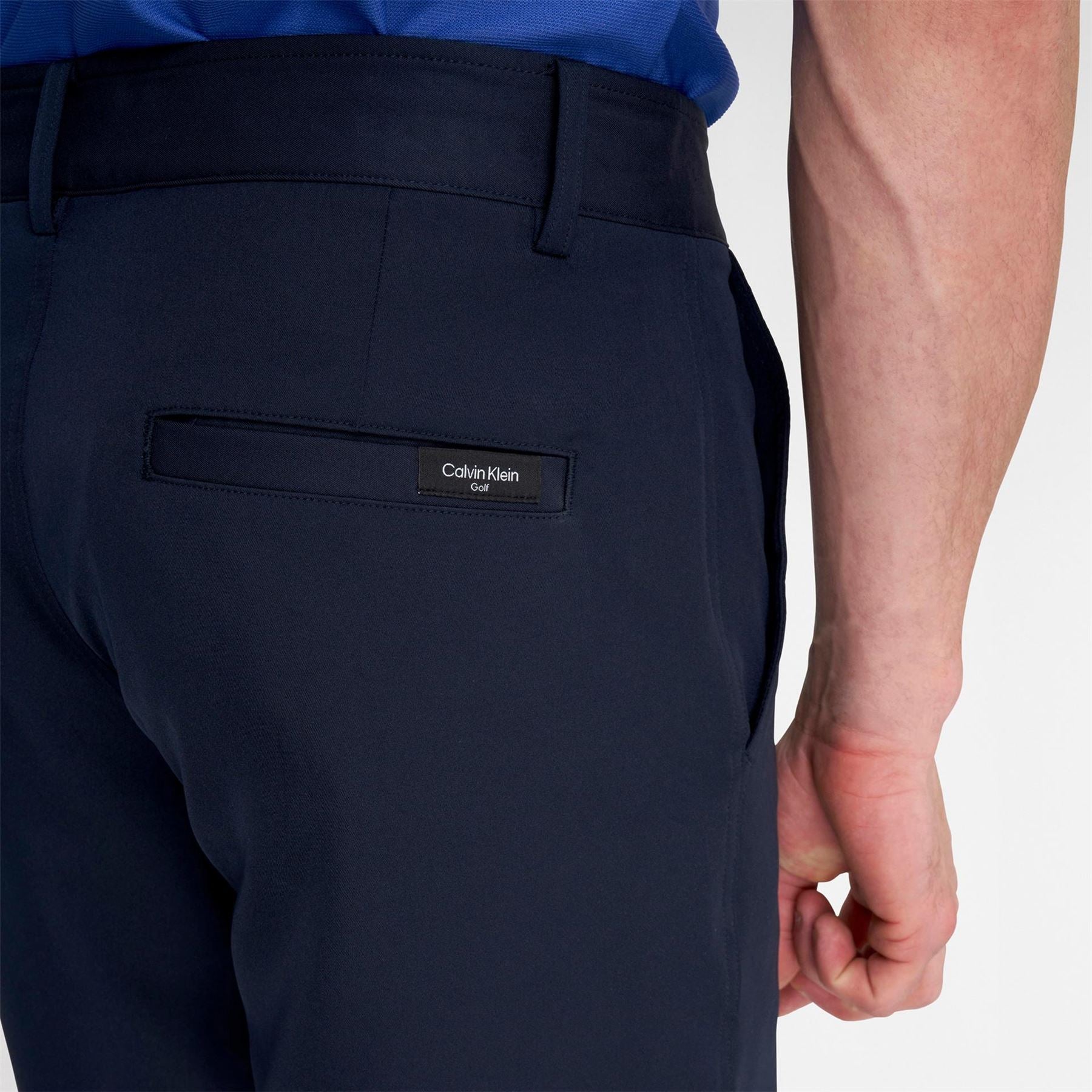 Calvin Klein Golf Logo Print Chino Bermuda Shorts