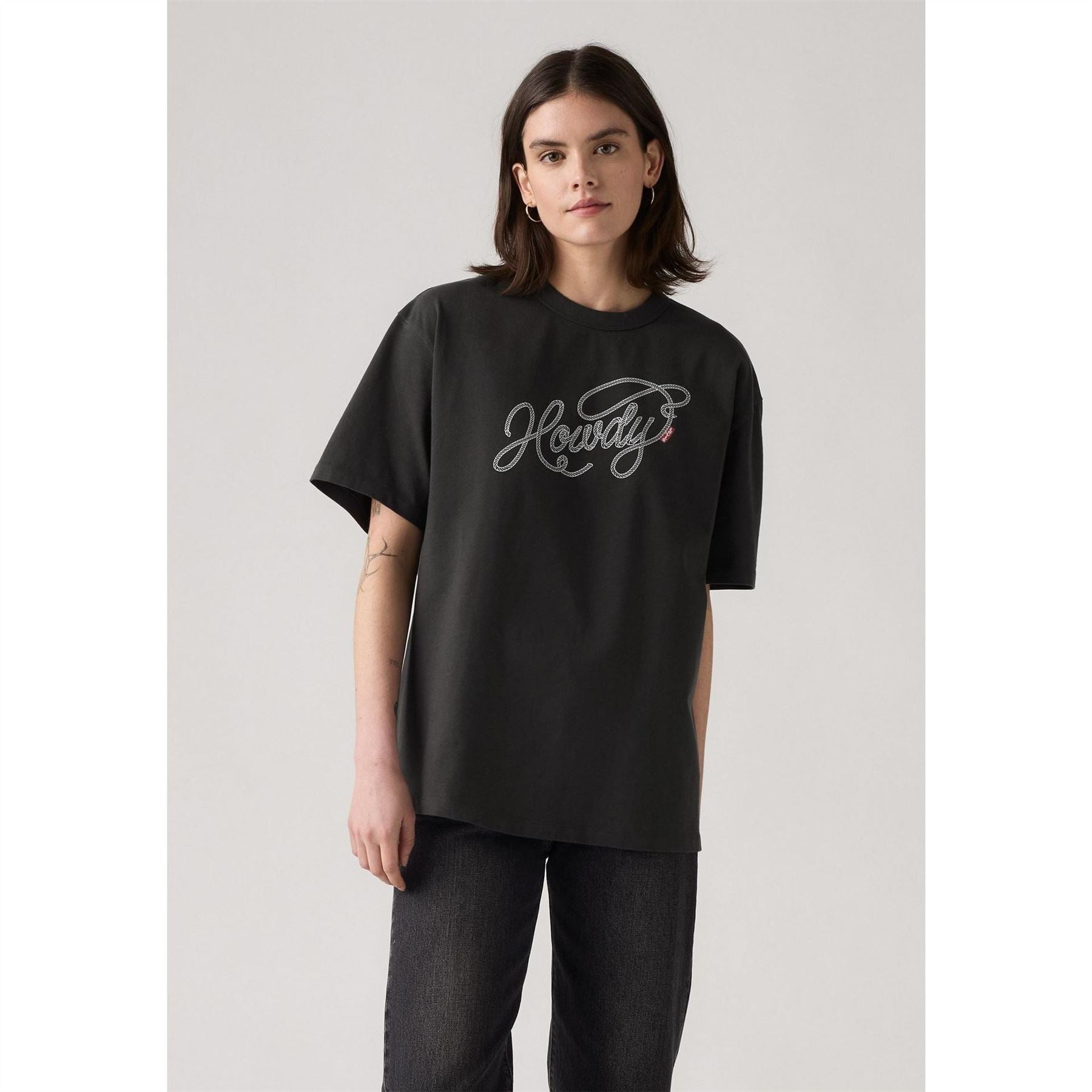 Levis Crew Neck Short Sleeve Boyfriend T-Shirt