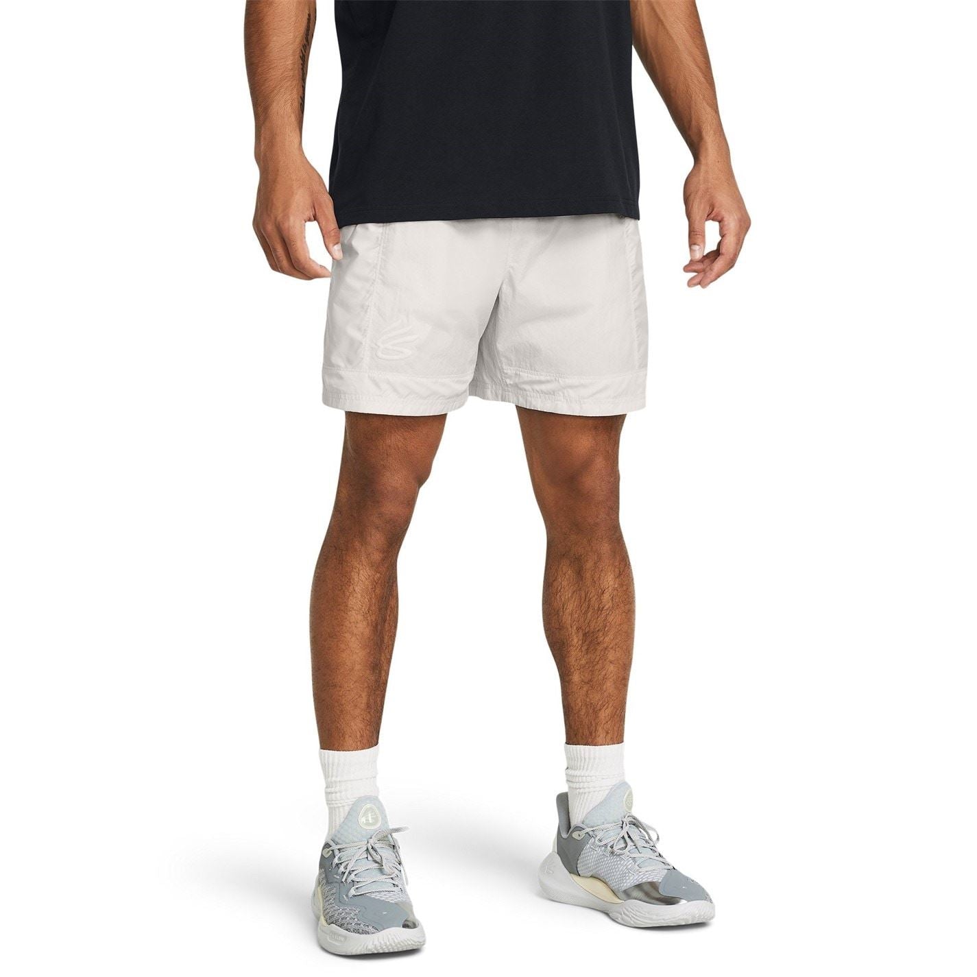 Under Armour Mens Armour Curry Woven Short Tracksuit Bottom