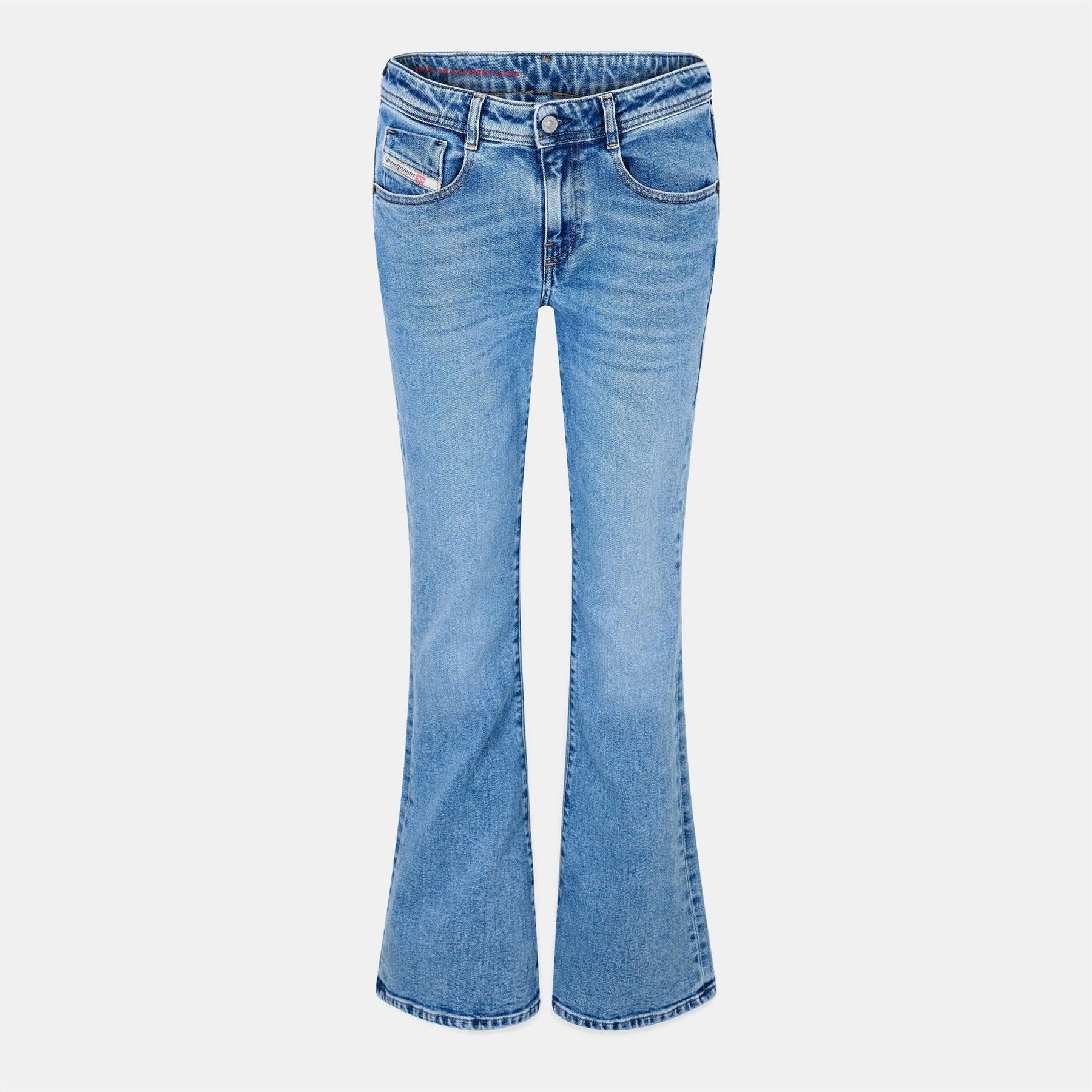 Diesel 1969 Eby Wide Leg Regular Fit Jeans