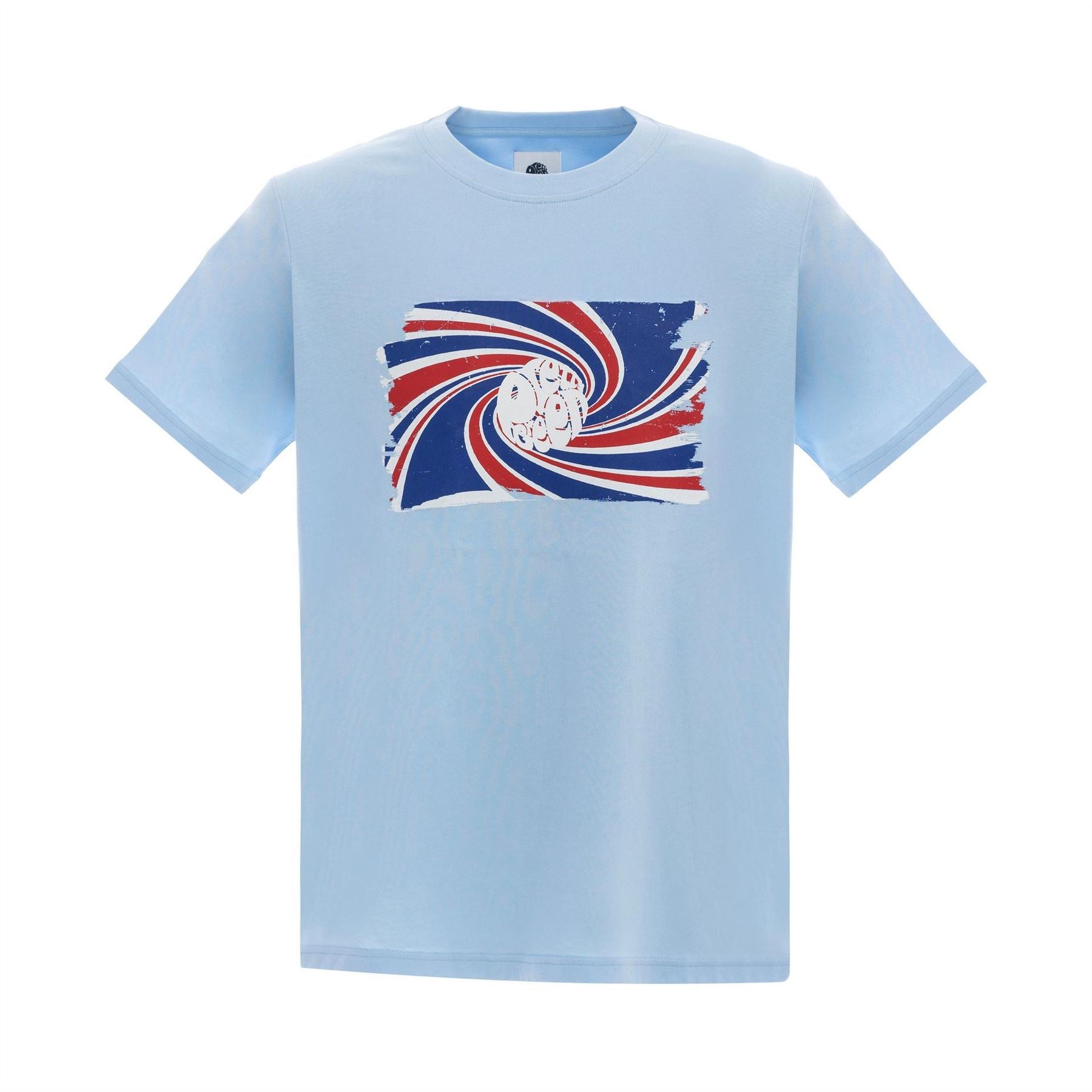 Pretty Green Swirl Logo Print Regular Fit T-Shirt