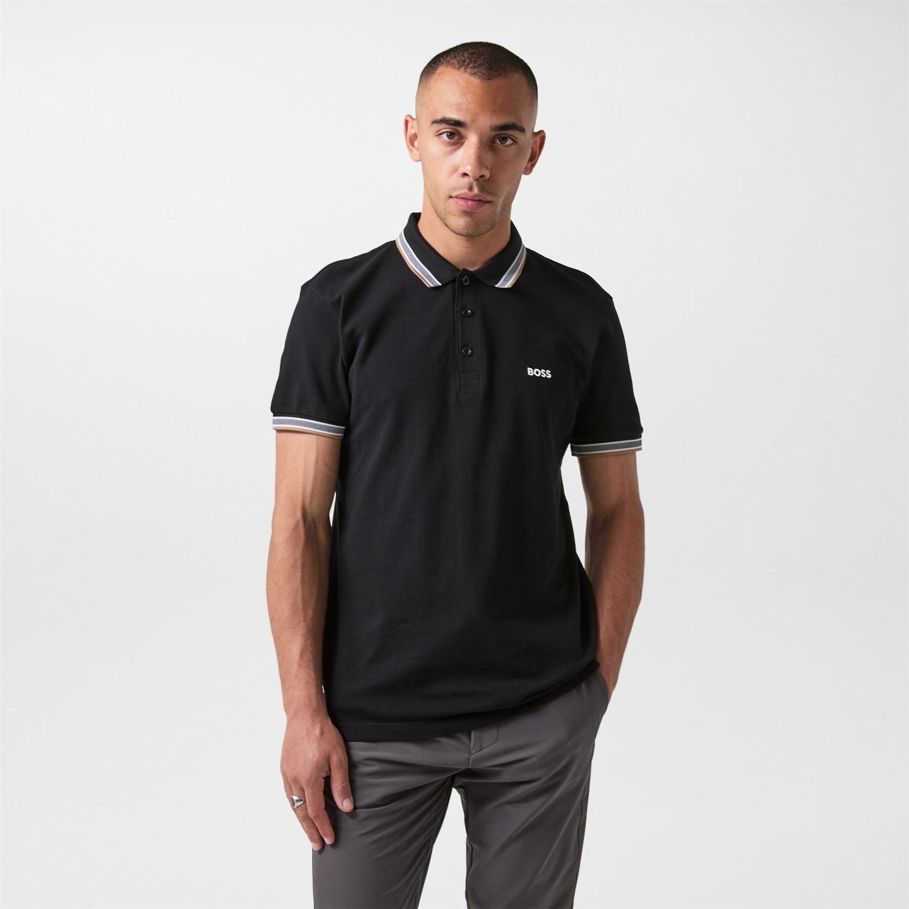 Boss BOSS GREEN Paddy Polo Shirt with Contrast Tipping